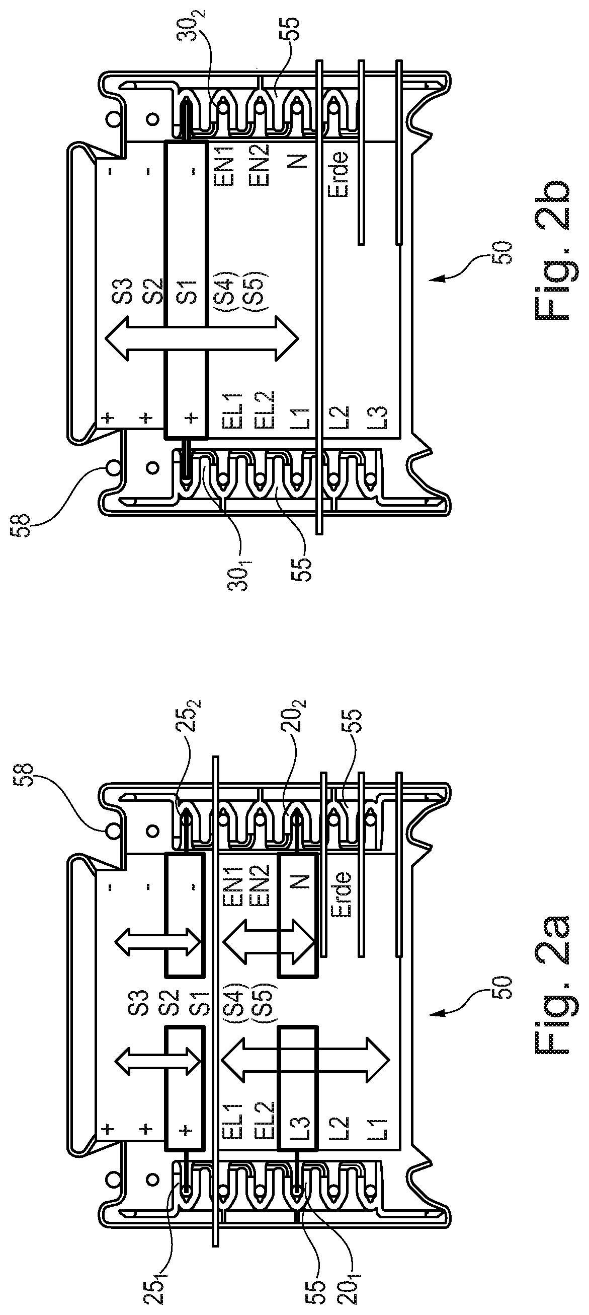 Patent US12327965 Figure 2 – Contacting element for connecting to a mounting rail
