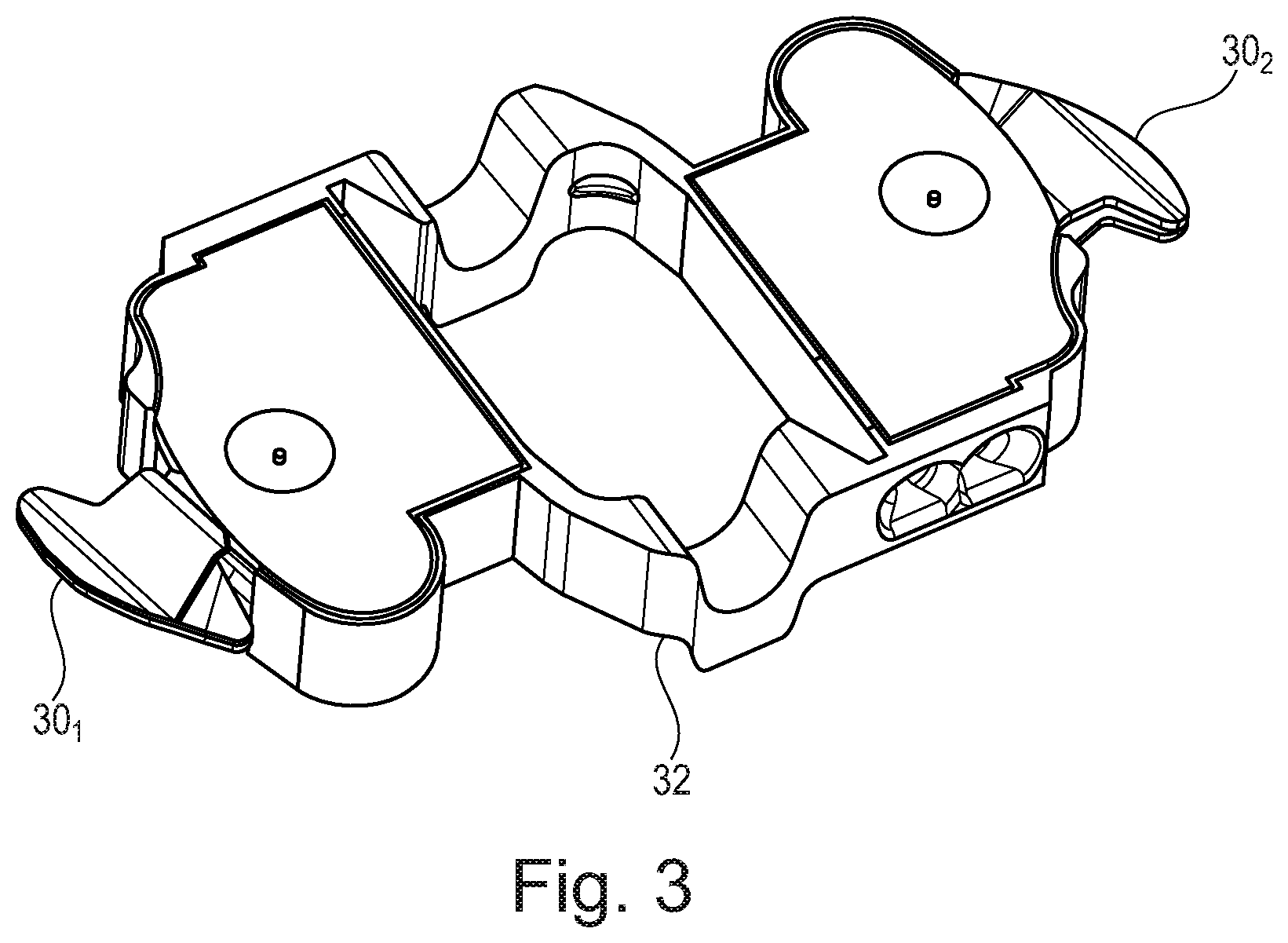 Patent US12327965 Figure 3 – Contacting element for connecting to a mounting rail