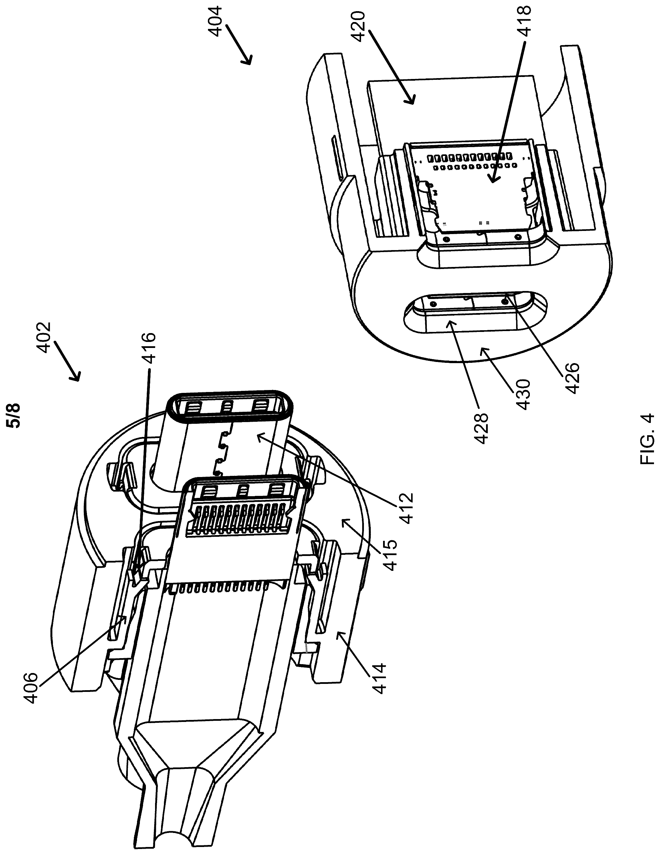 Patent US12327967 Figure 5 – Multiple connector assembly and method for manufacturing the same