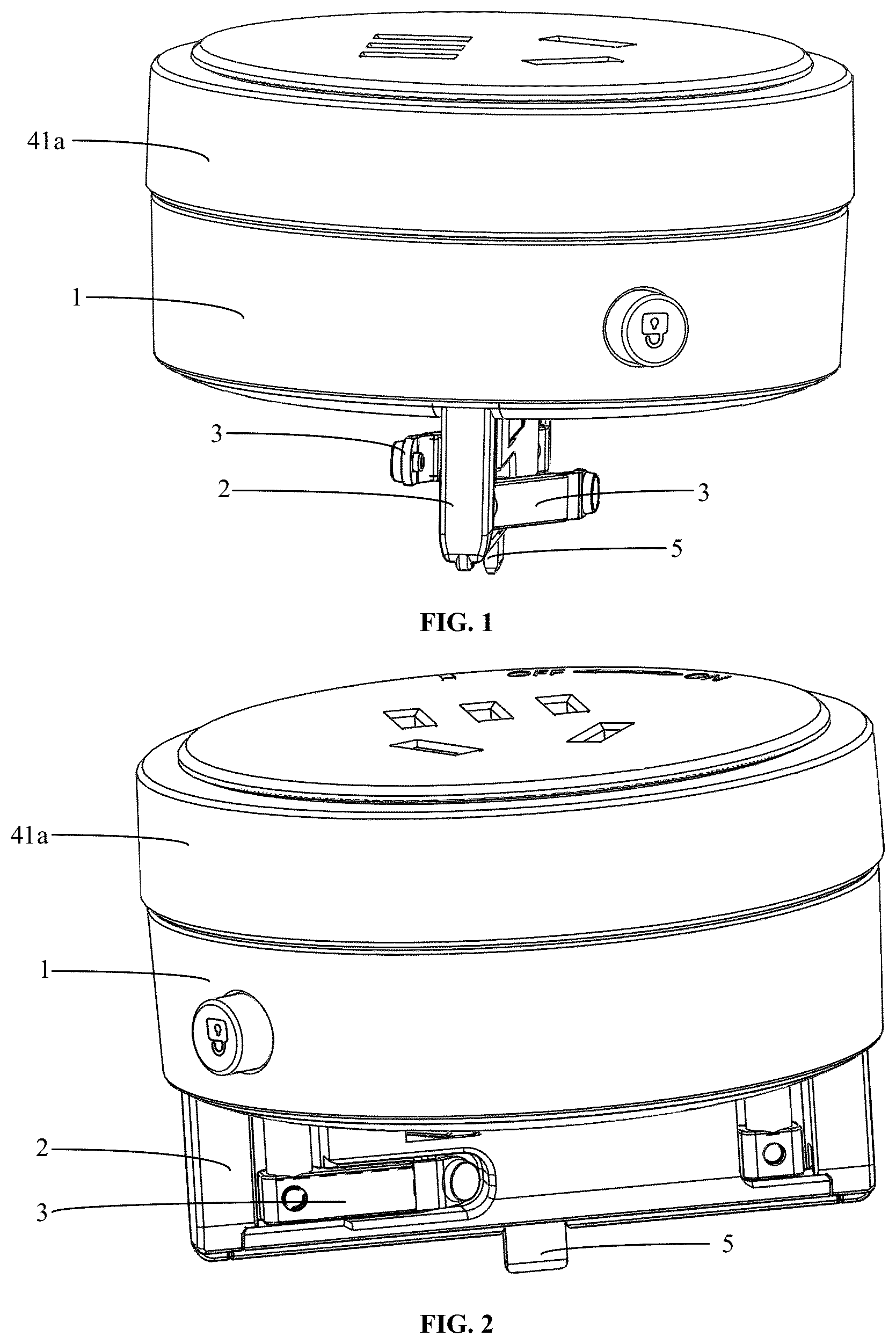 Patent US12327968 Figure 1 – Adapter having socket body