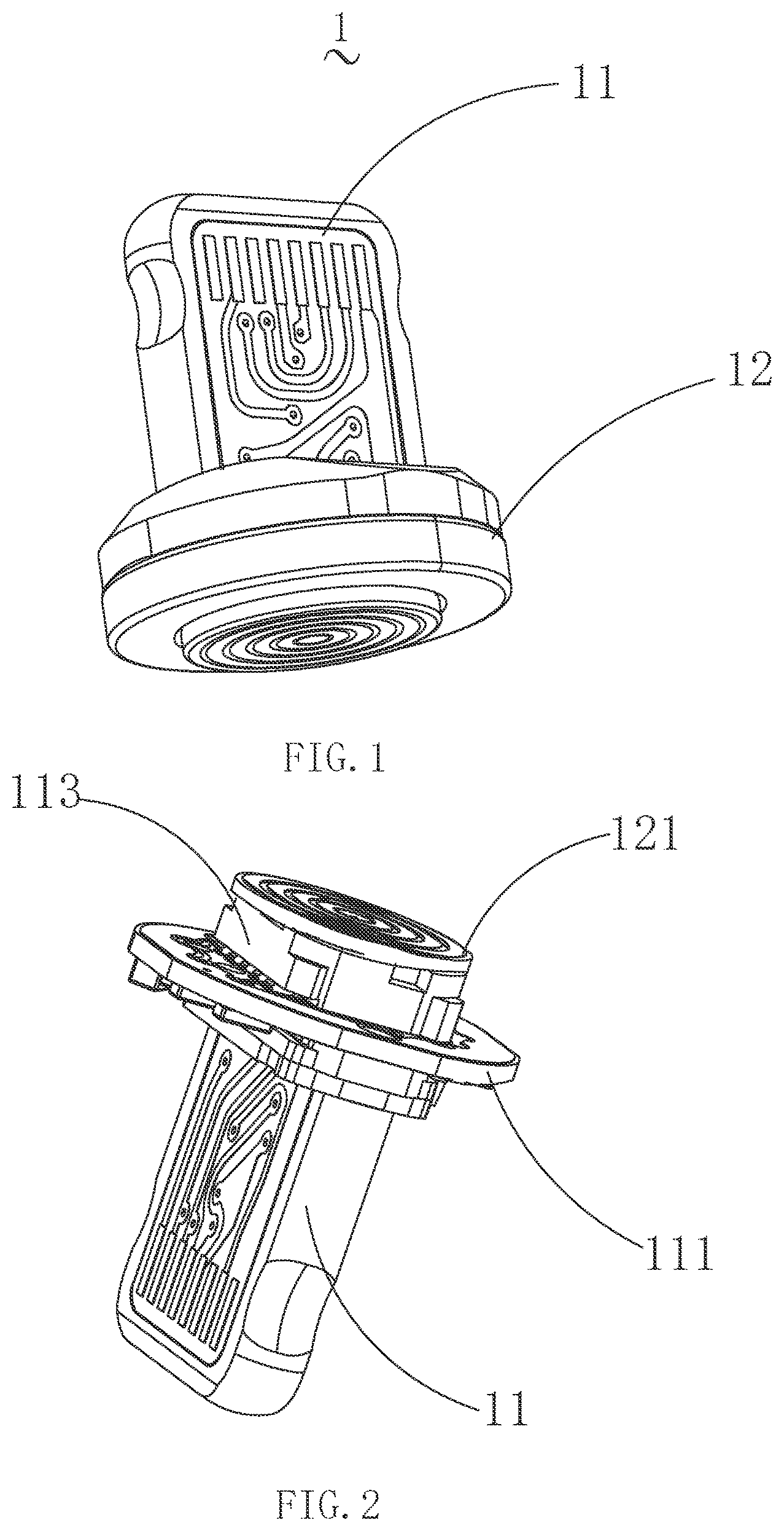 Patent US12327969 Figure 1 – Plug and an electronic device
