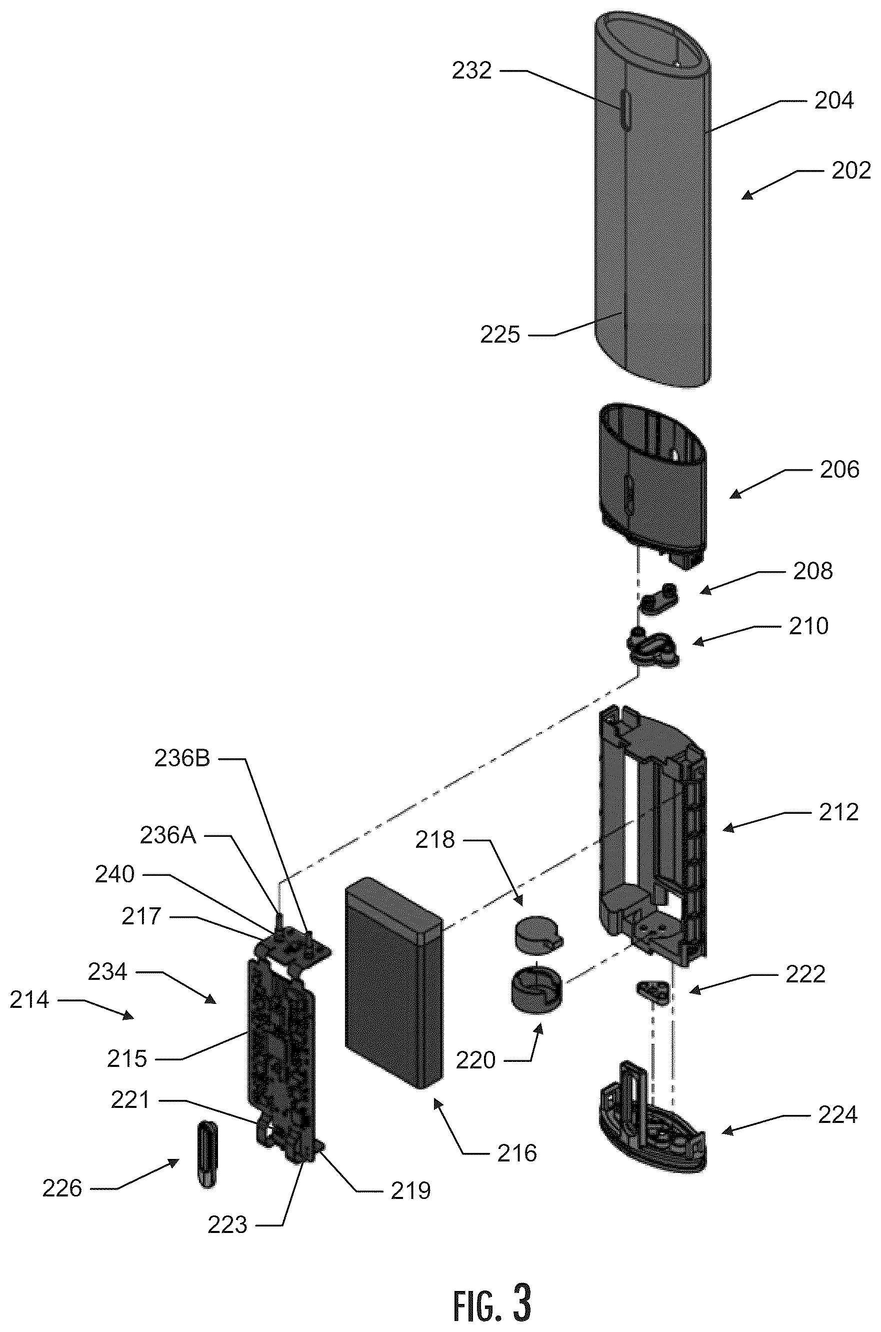 Patent US12327970 Figure 3 – Aerosol delivery device with improved connectivity, airflow, and aerosol paths