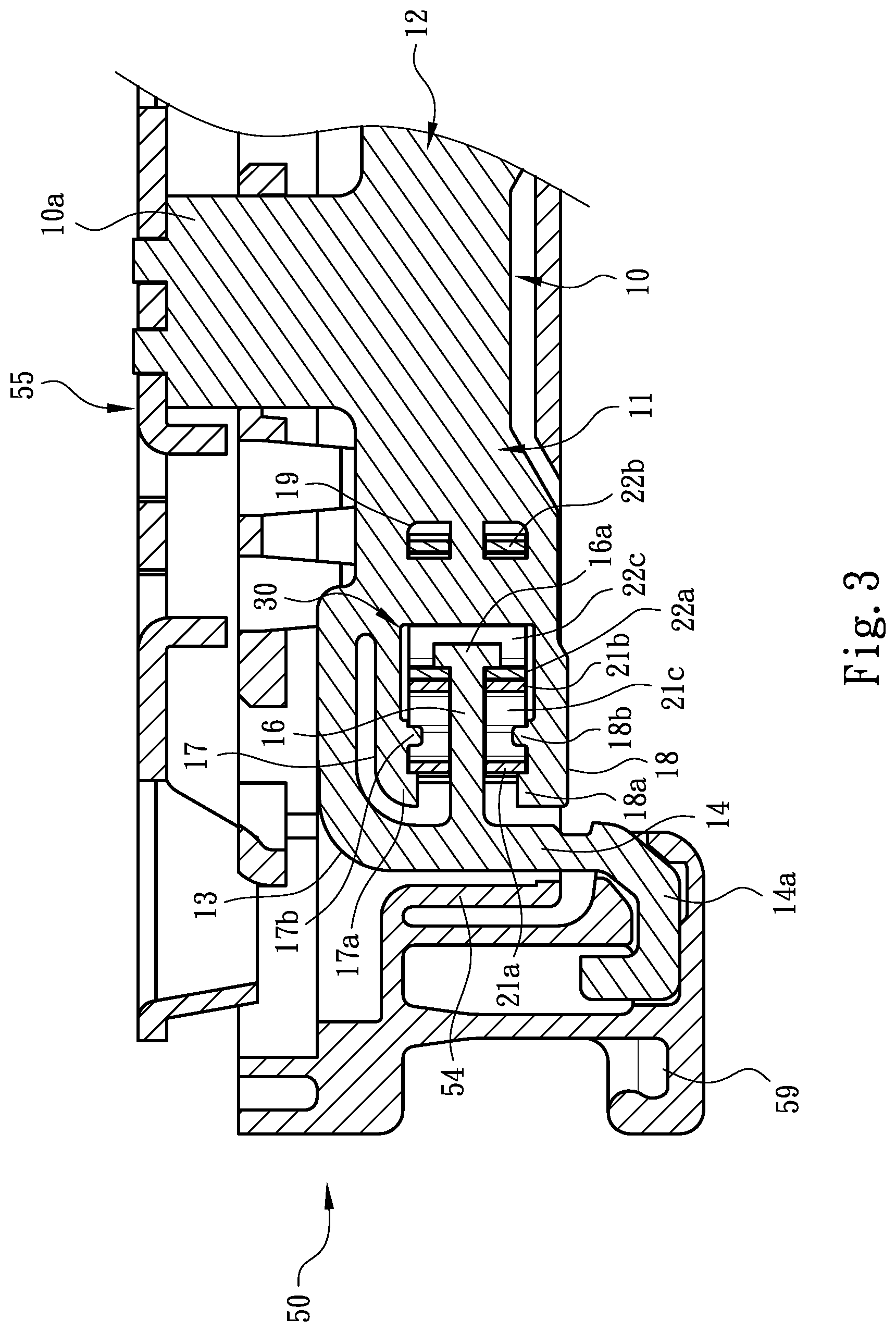 Patent US12327973 Figure 3 – Conductive component structure of rail-type terminal device