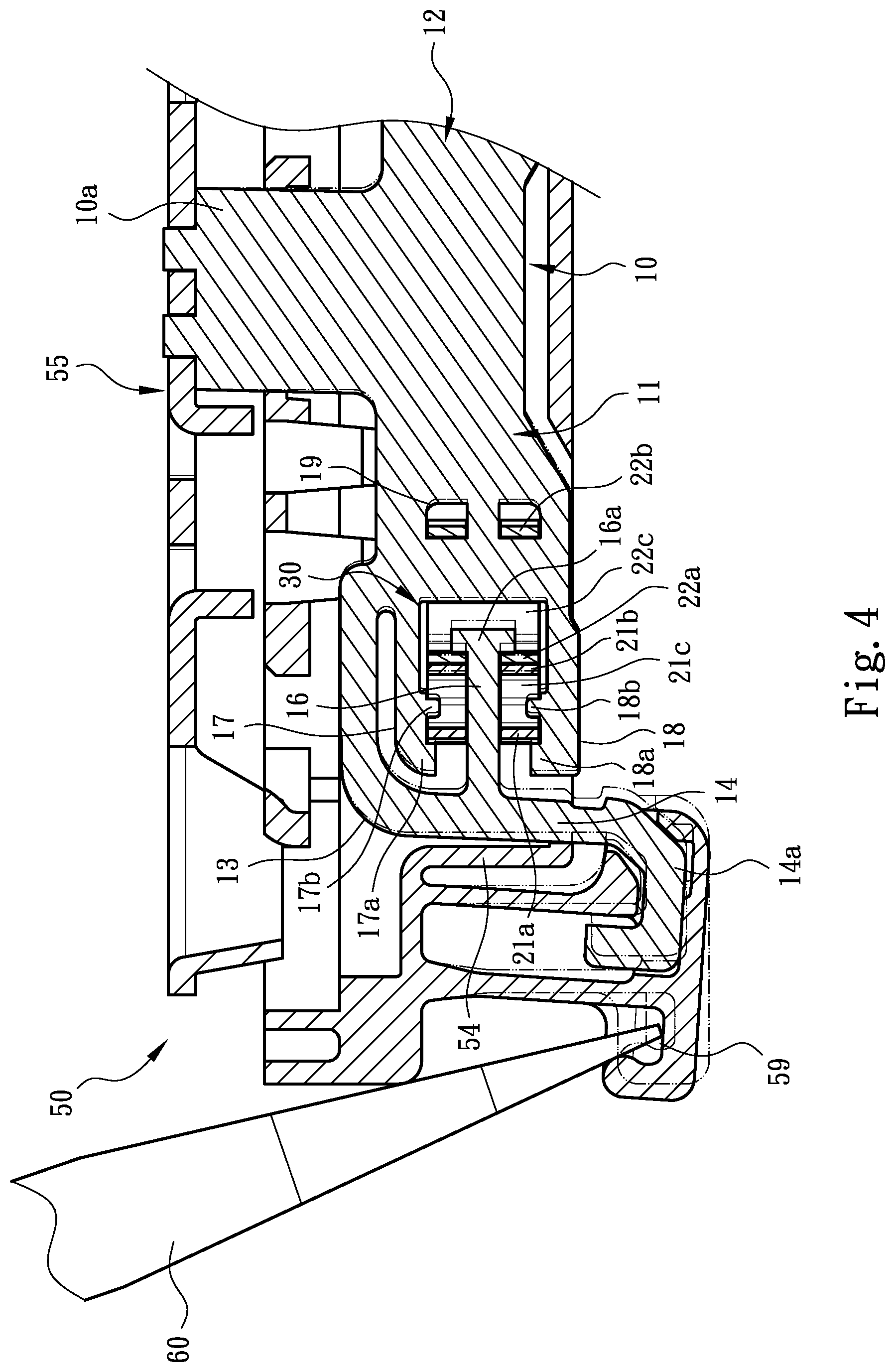 Patent US12327973 Figure 4 – Conductive component structure of rail-type terminal device