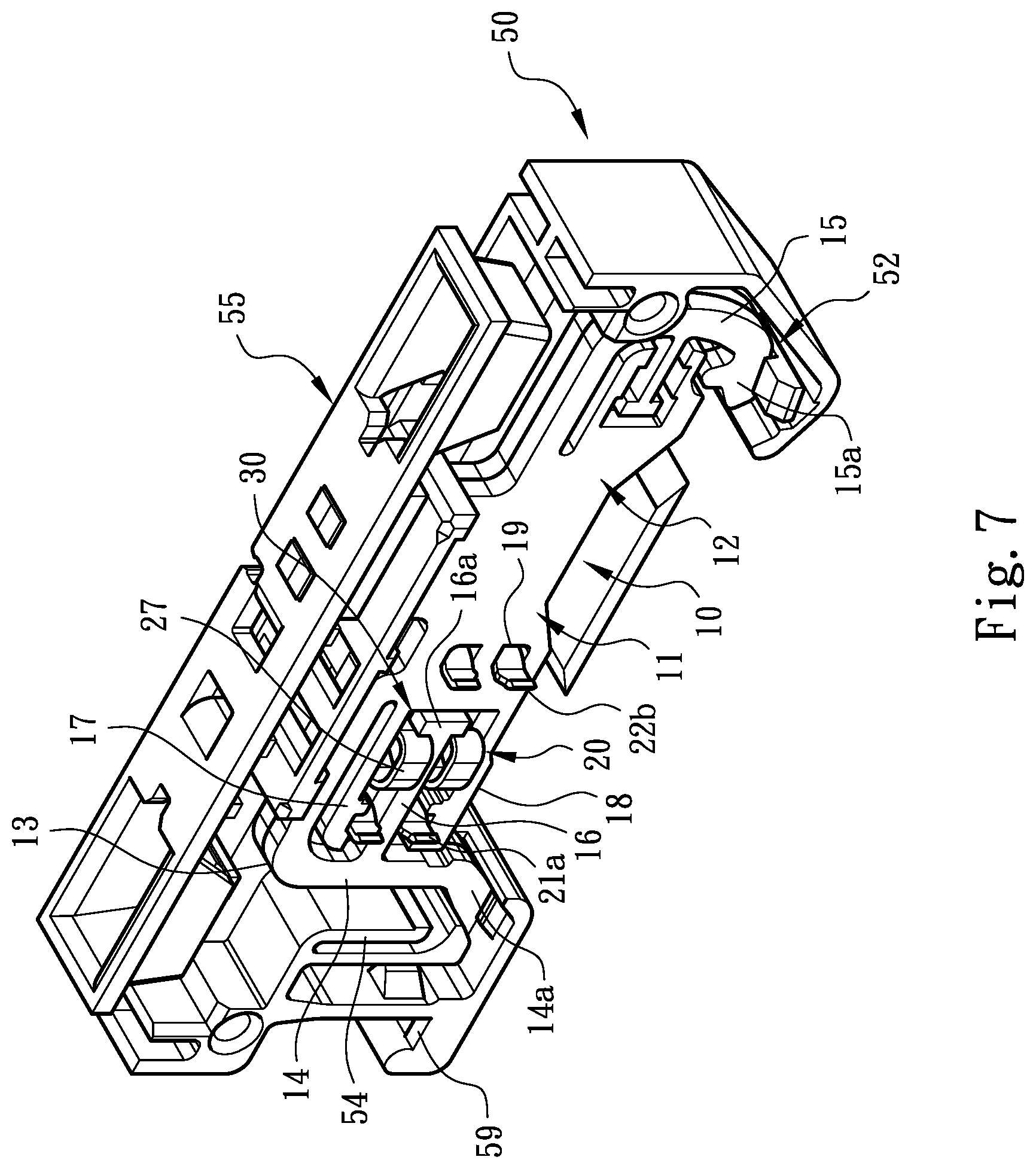 Patent US12327973 Figure 6 – Conductive component structure of rail-type terminal device