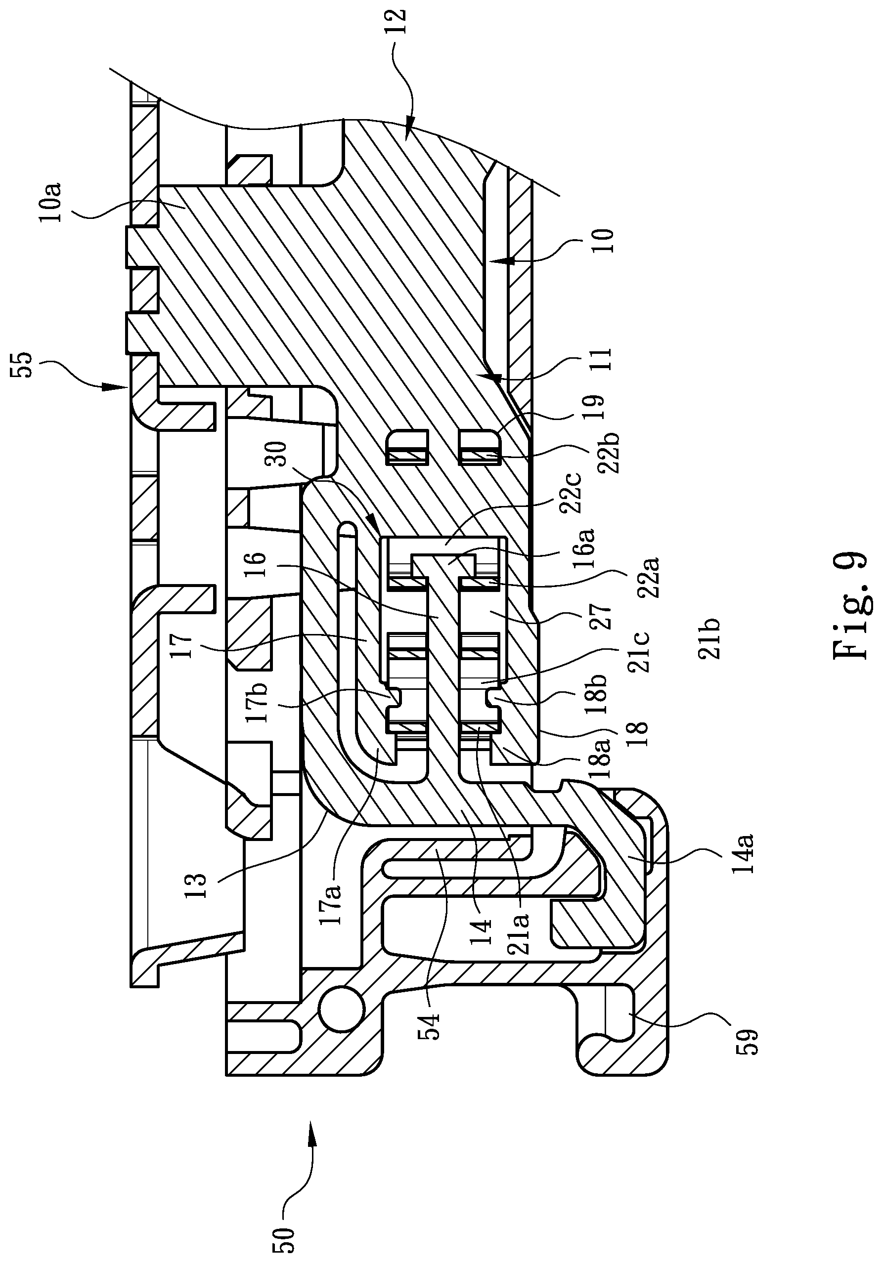 Patent US12327973 Figure 8 – Conductive component structure of rail-type terminal device