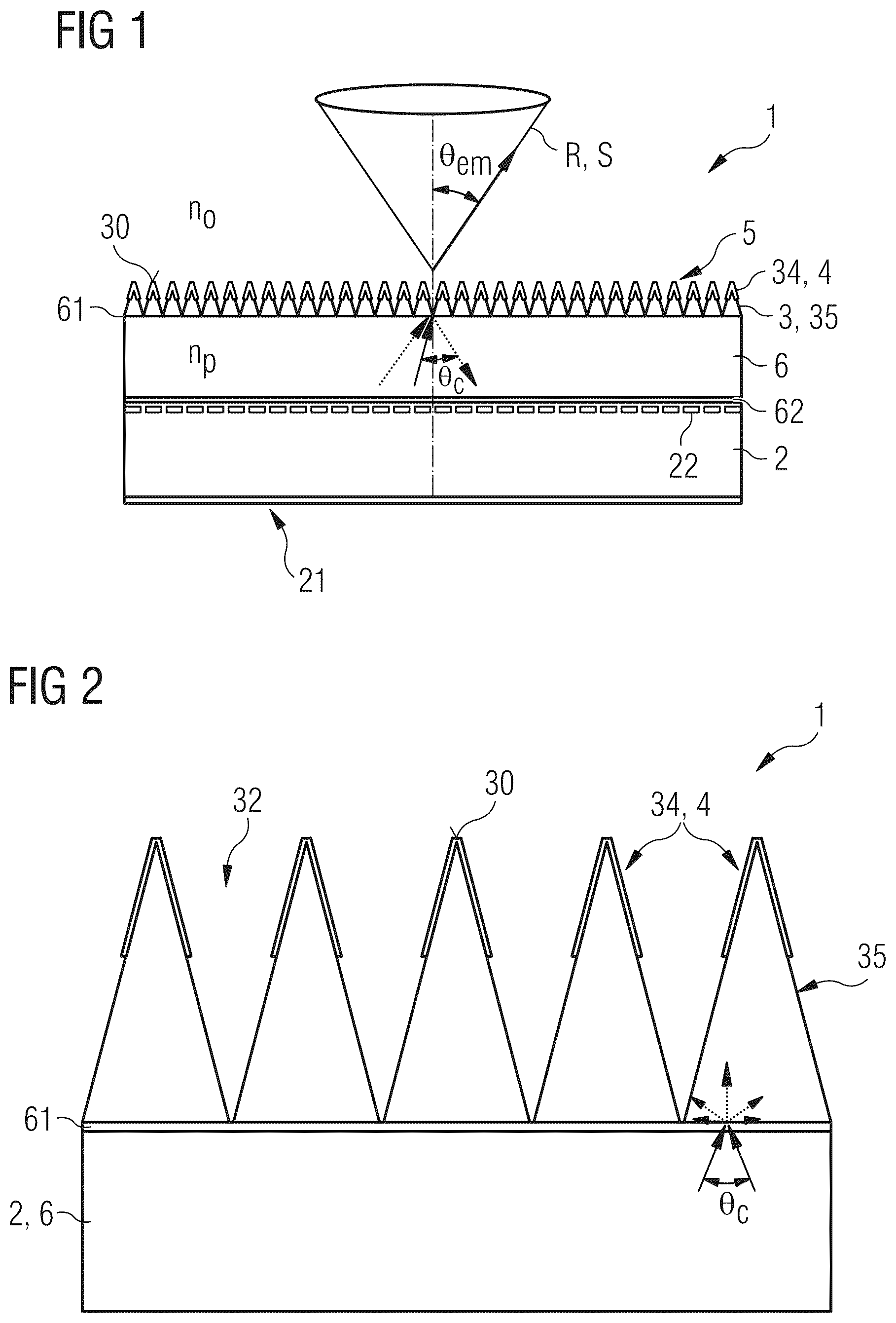 Patent US12327978 Figure 1 – Semiconductor light source with a mirror coating and method