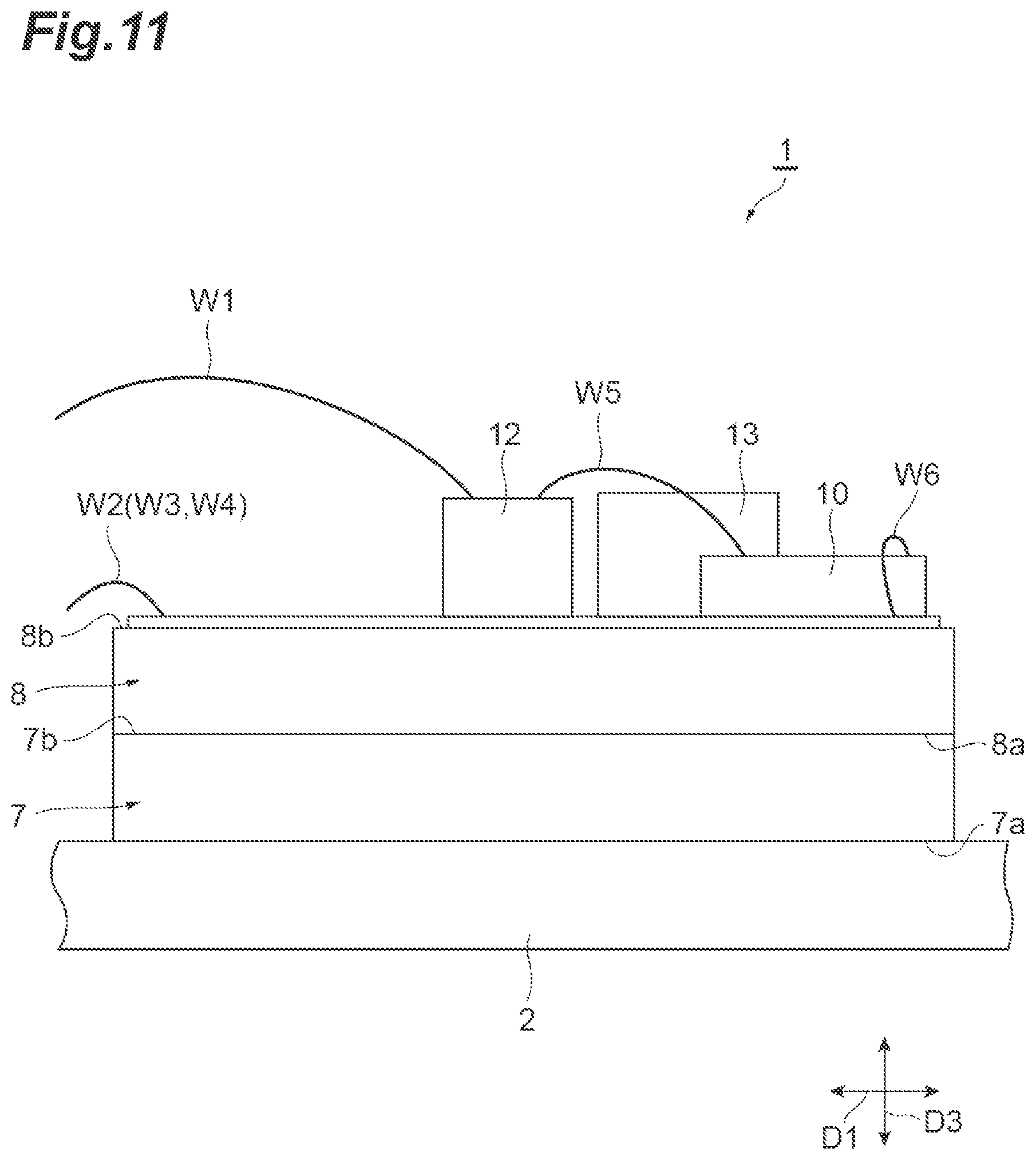Patent US12327979 Figure 11 – Optical semiconductor module