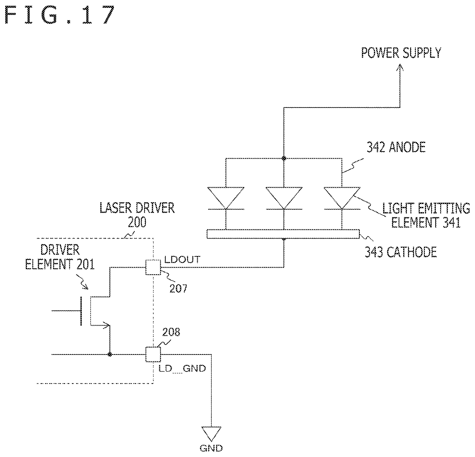 Patent US12327980 Figure 17 – Semiconductor laser driving apparatus, electronic equipment, and manufacturing method of semiconductor laser driving apparatus
