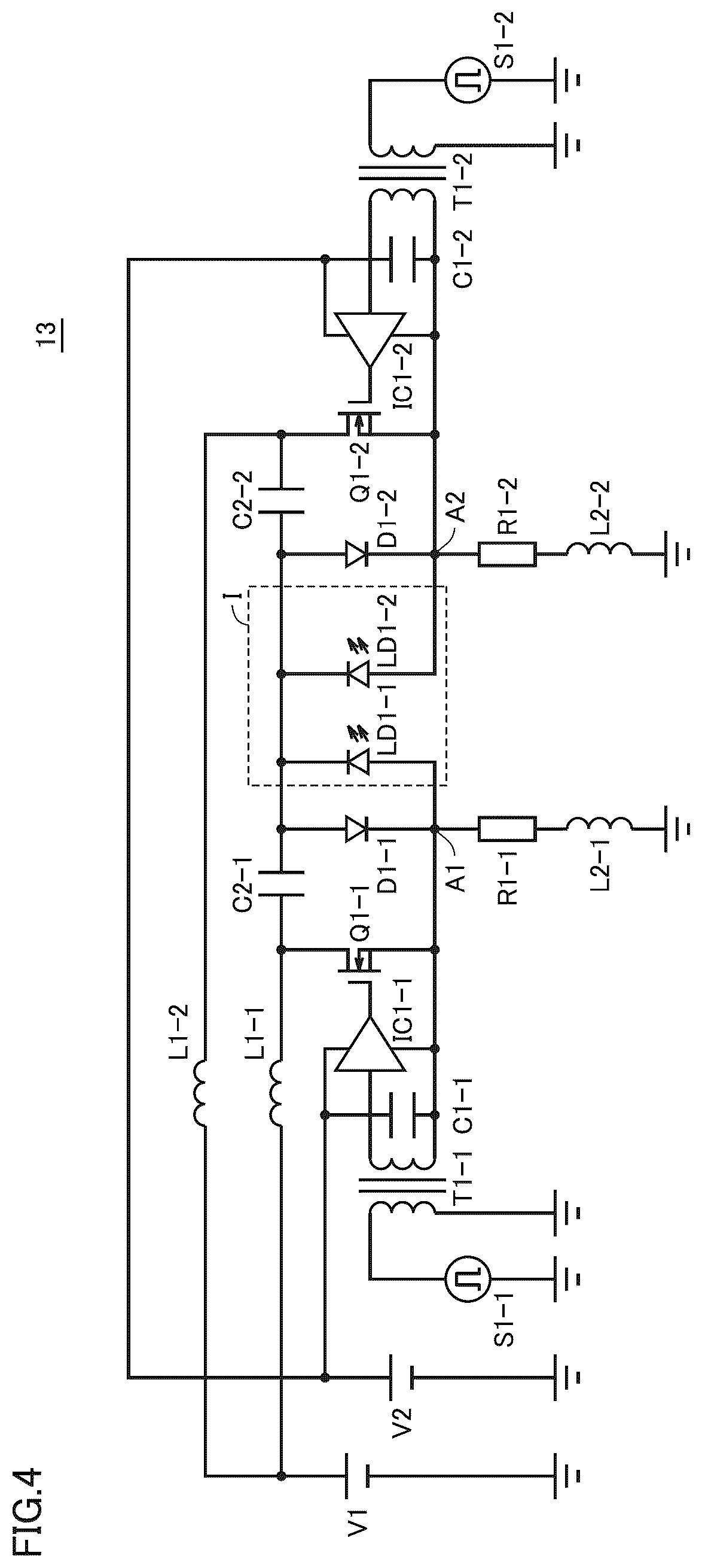 Patent US12327982 Figure 4 – Laser diode drive circuit