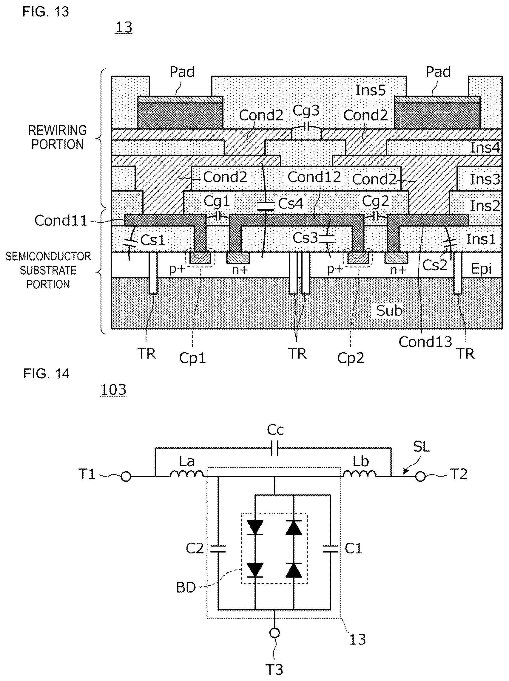 Patent US12327999 Figure 9 – Transient voltage absorbing element and transient voltage absorbing circuit