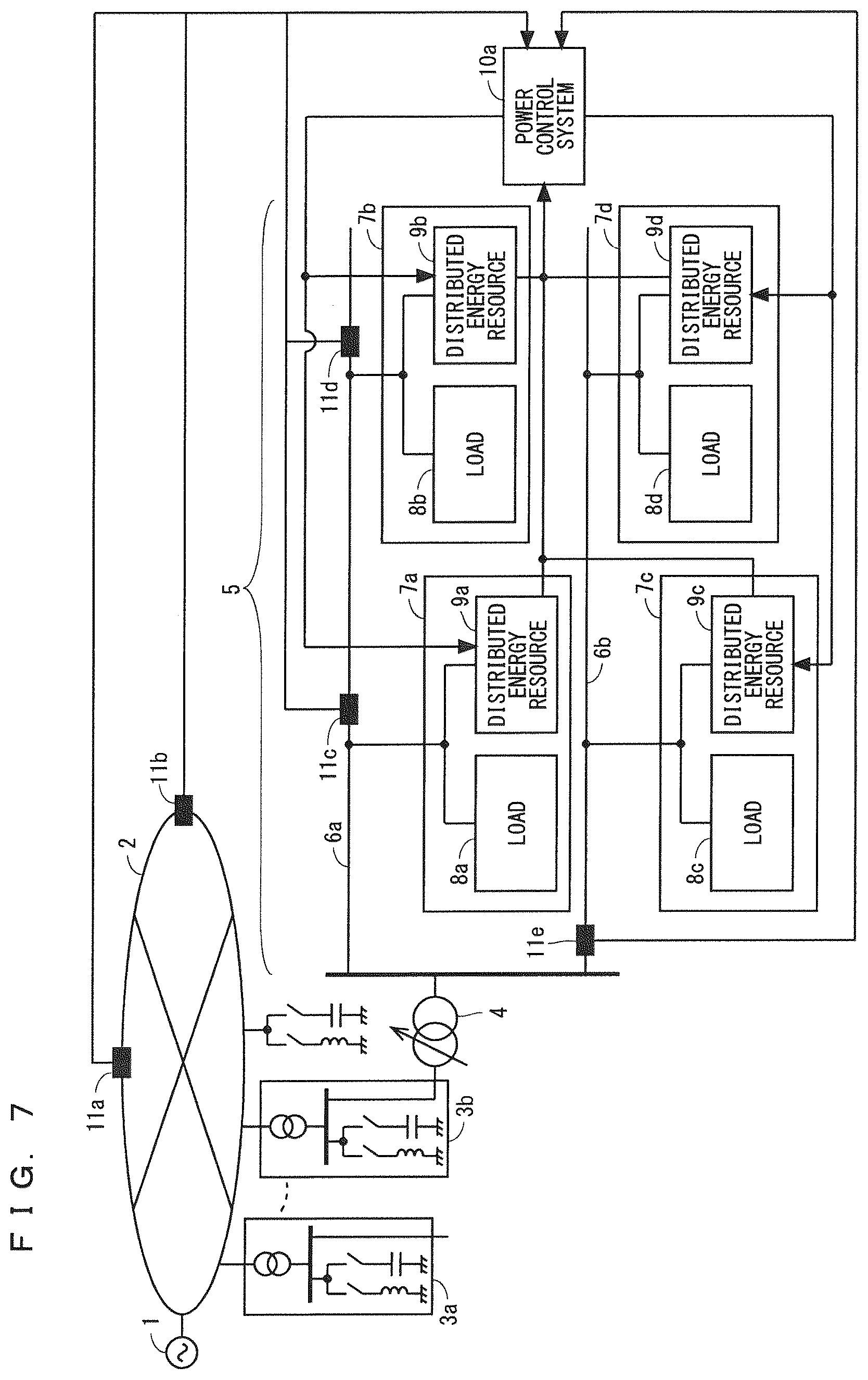 Patent US12328004 Figure 7 – Power control system, power supply instruction system, and power control method