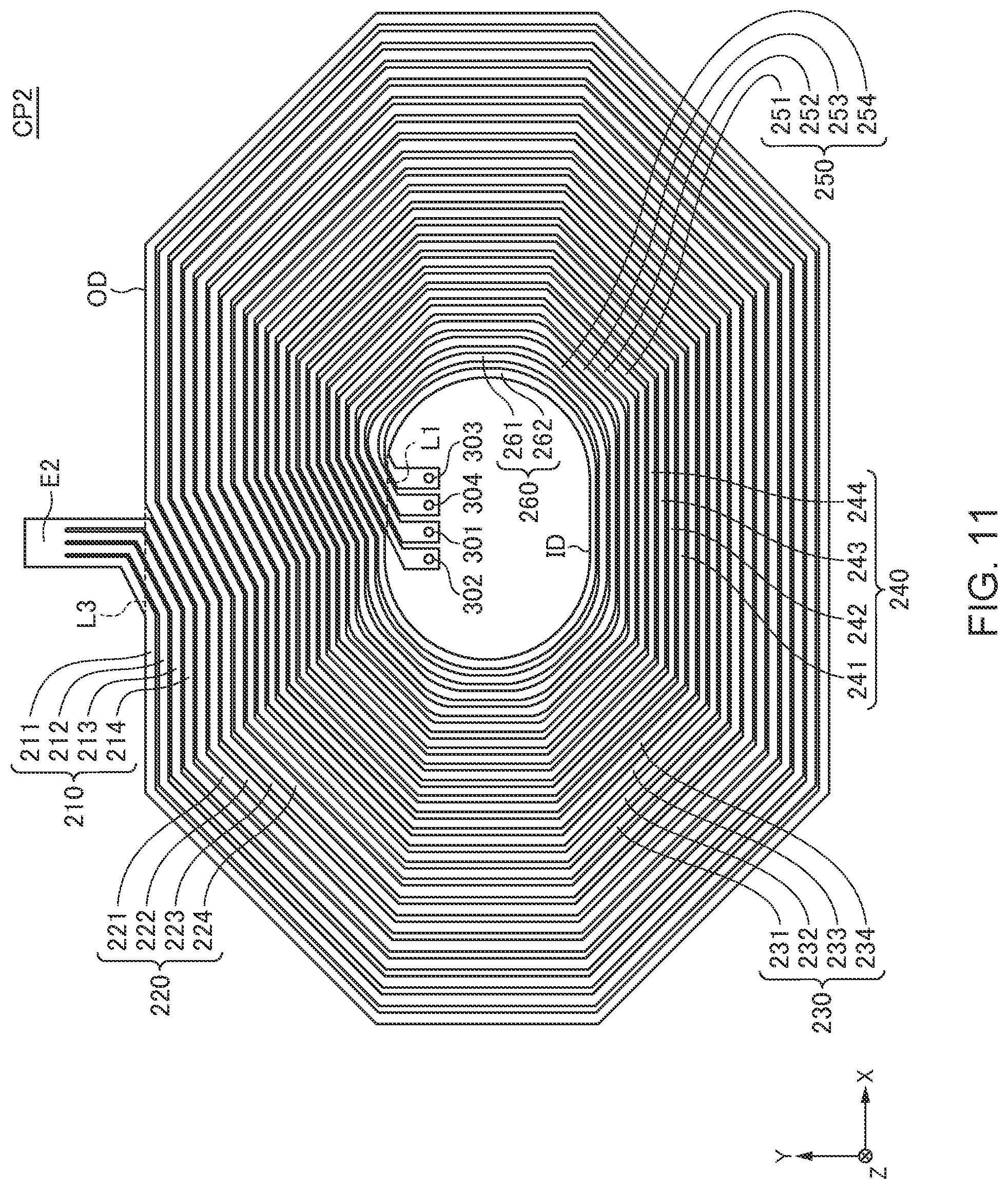 Patent US12328011 Figure 11 – Coil component and wireless power transmission device having the same
