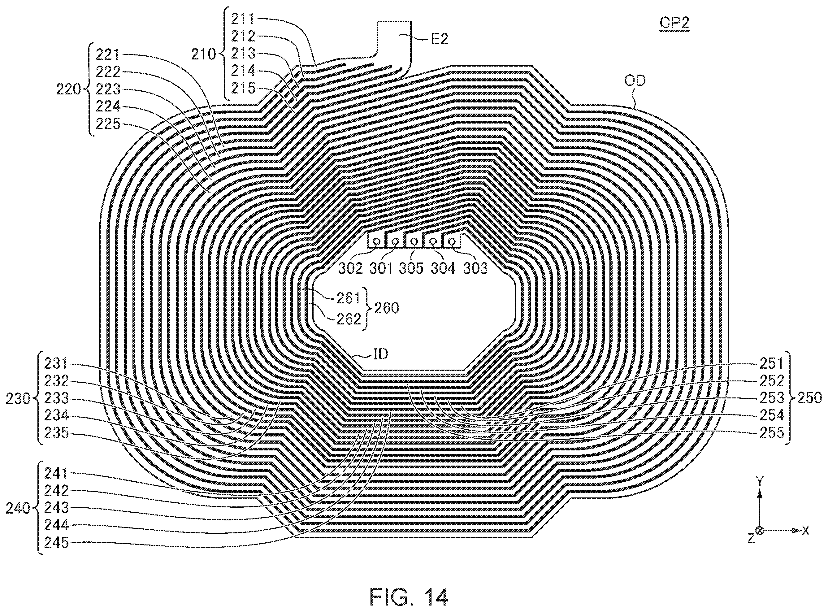 Patent US12328011 Figure 14 – Coil component and wireless power transmission device having the same