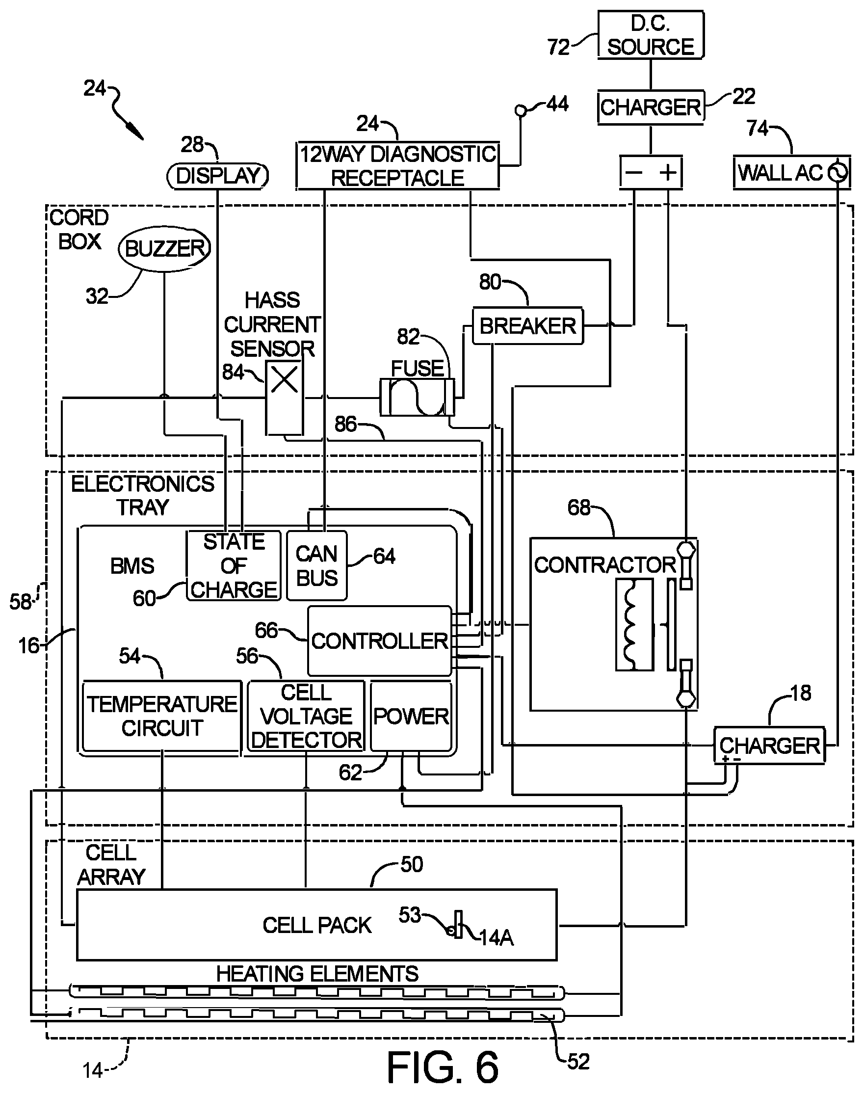 Patent US12328017 Figure 4 – System and method for charge balancing a battery pack over time