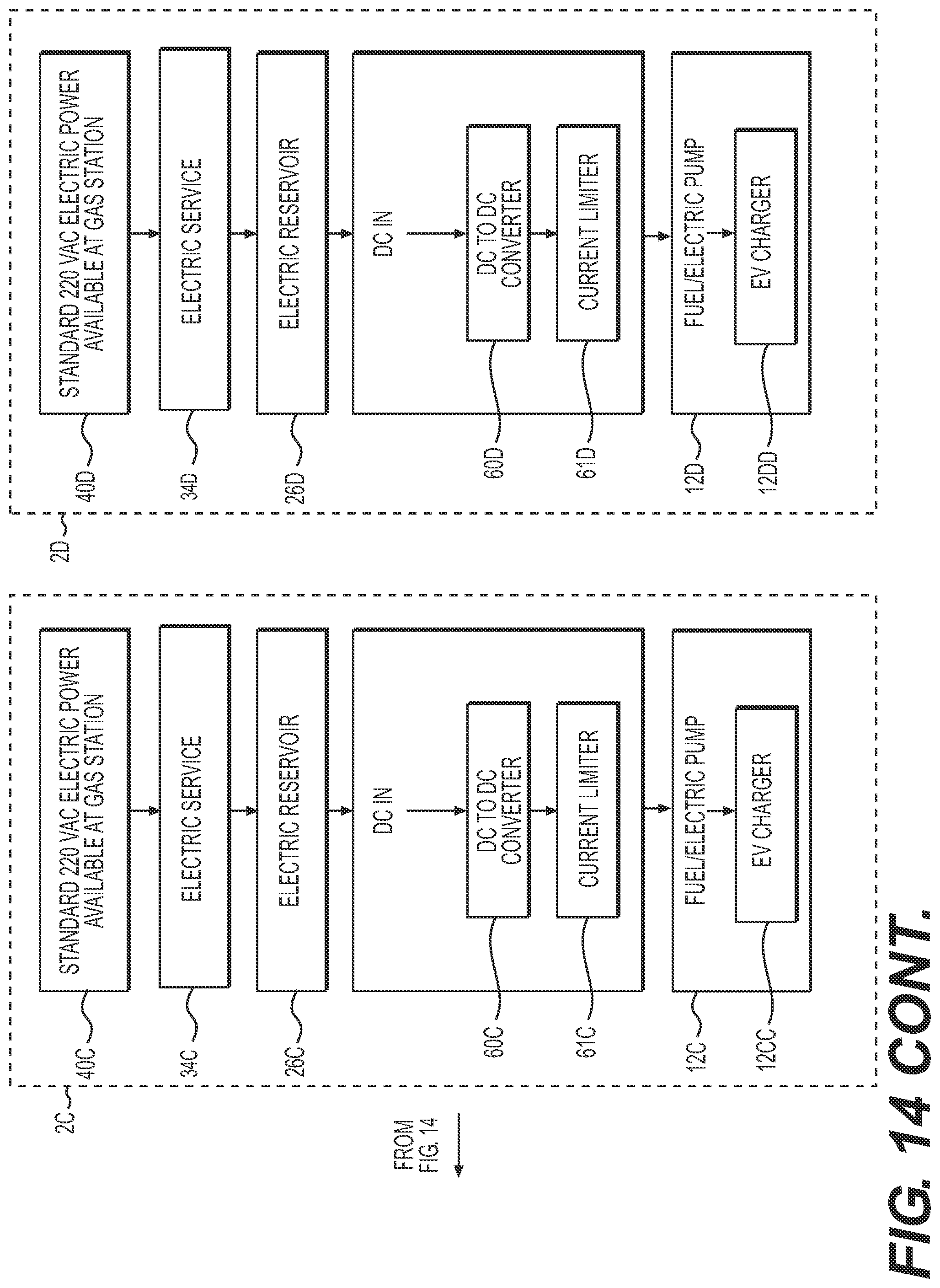 Patent US12328018 Figure 14 – Electric vehicle (EV) fast charge station and system