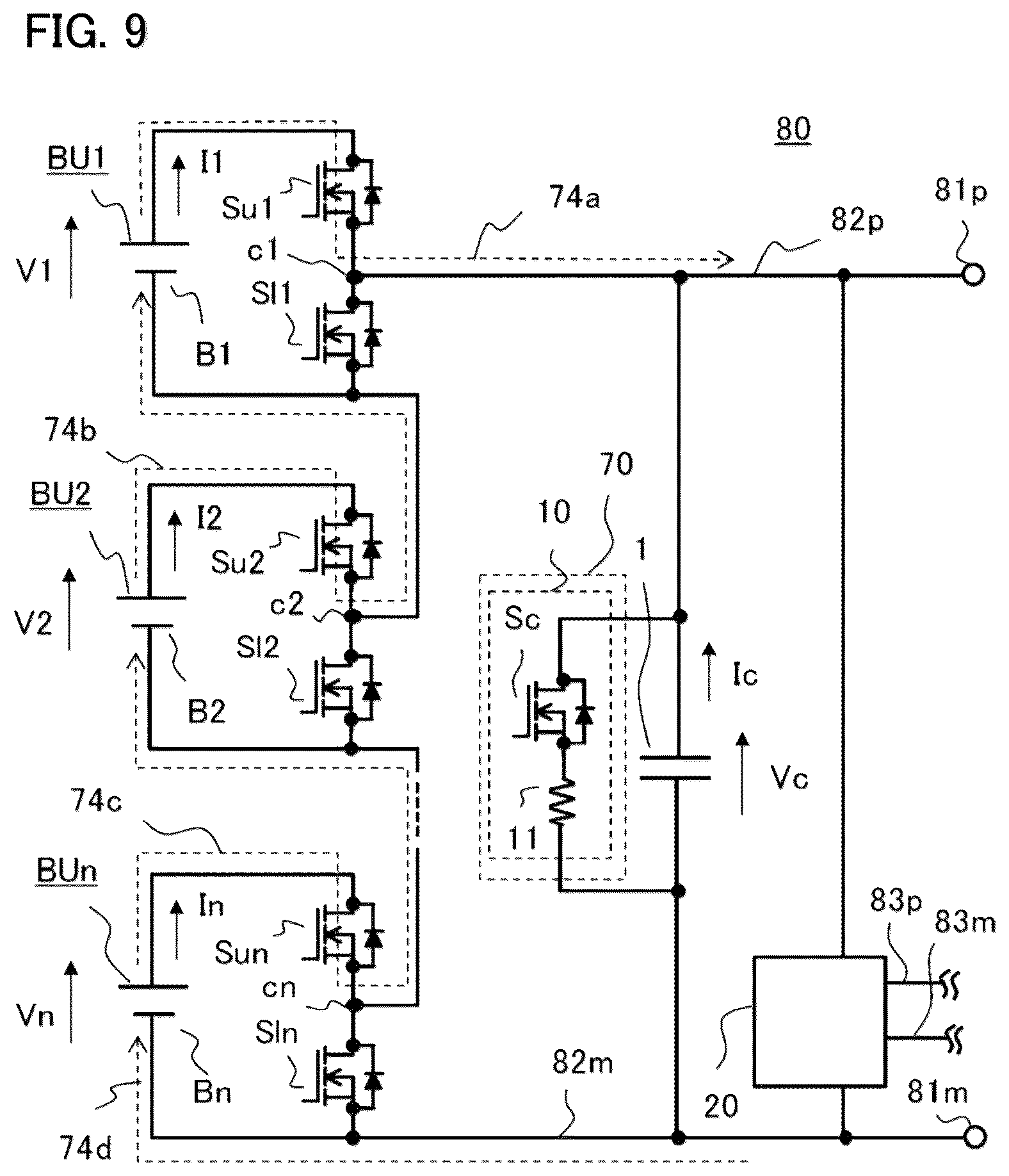 Patent US12328027 Figure 6 – Power supply device and battery pack charging method