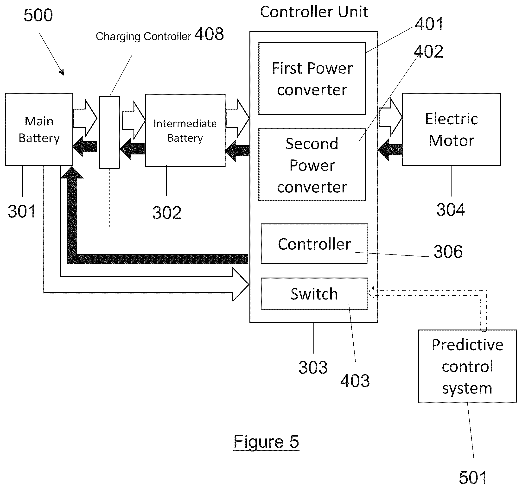 Patent US12328029 Figure 4 – Battery power system