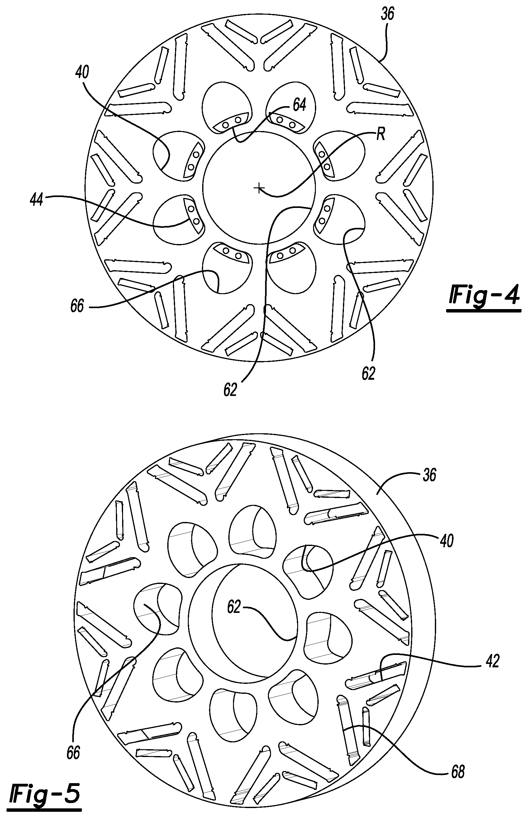 Patent US12328036 Figure 4 – Electric machine rotor