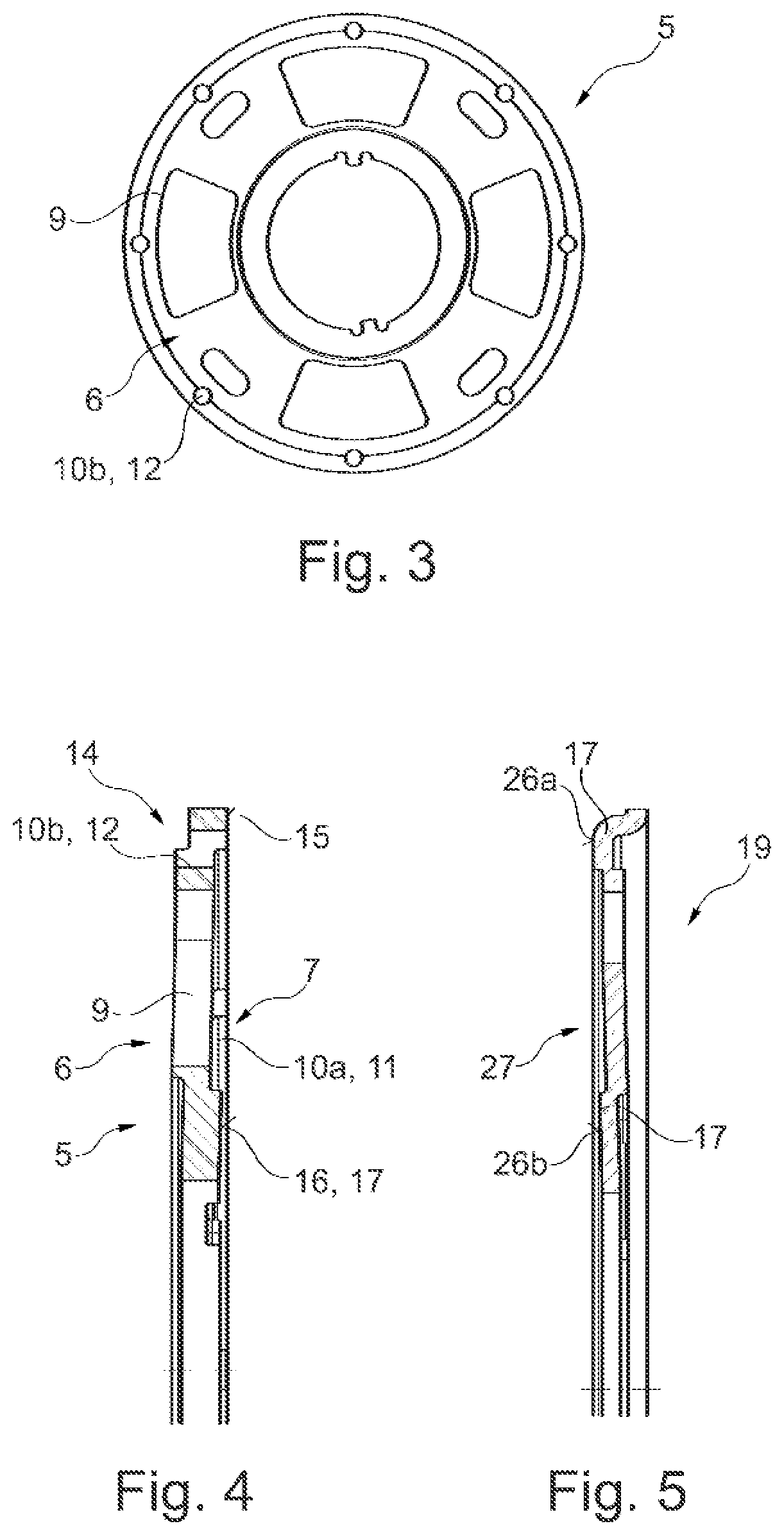 Patent US12328037 Figure 2 – Electrical machine with a multifunctional disc element for a rotor