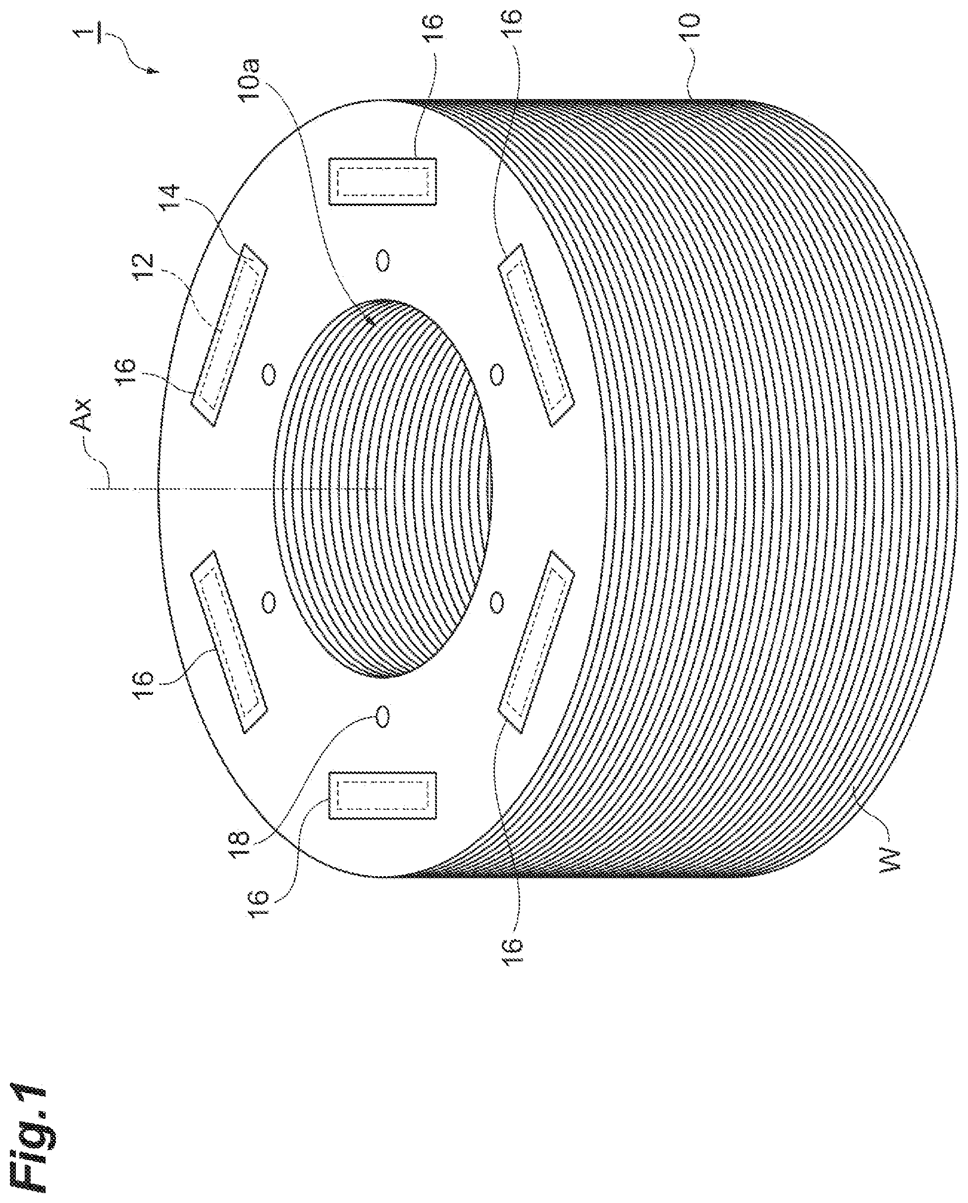 Patent US12328040 Figure 1 – Method of producing iron core product and apparatus for producing iron core product
