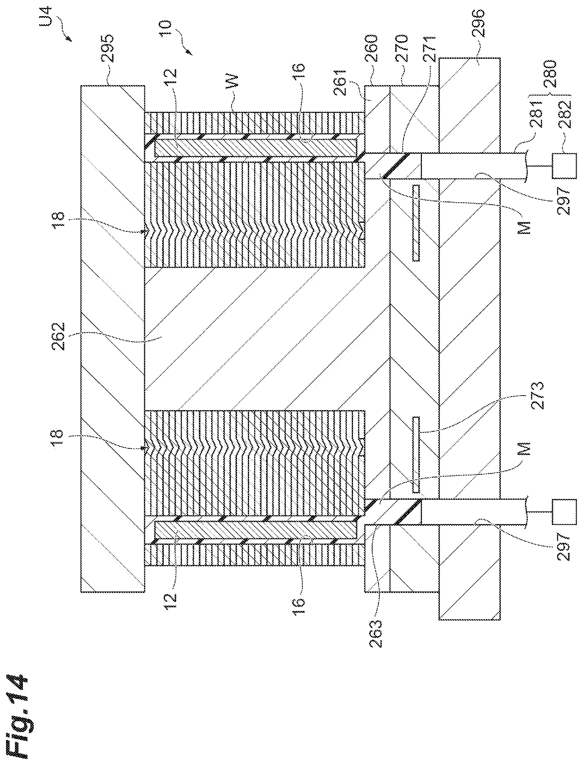 Patent US12328040 Figure 14 – Method of producing iron core product and apparatus for producing iron core product