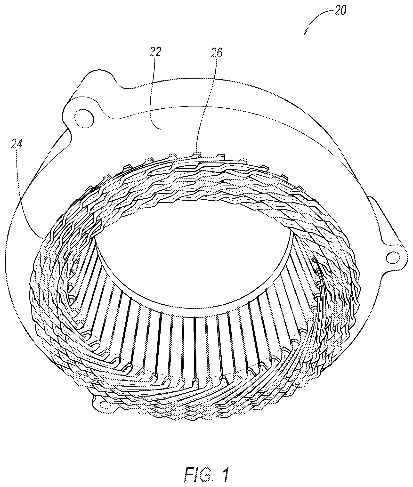 Patent US12328042 Figure 1 – Varnish application system for electric motor