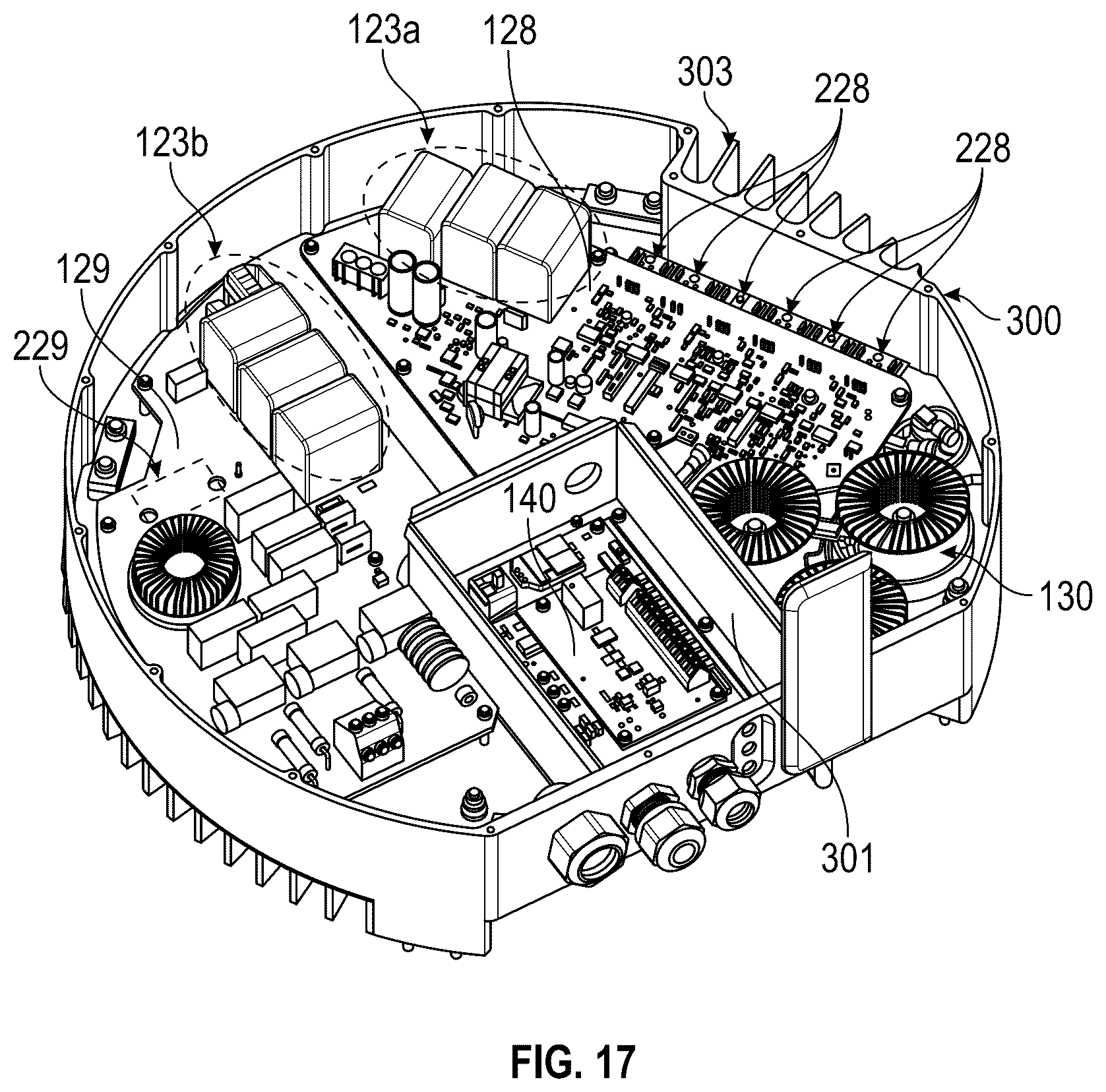Patent US12328046 Figure 10 – Axial field rotary energy device having PCB stator and variable frequency drive