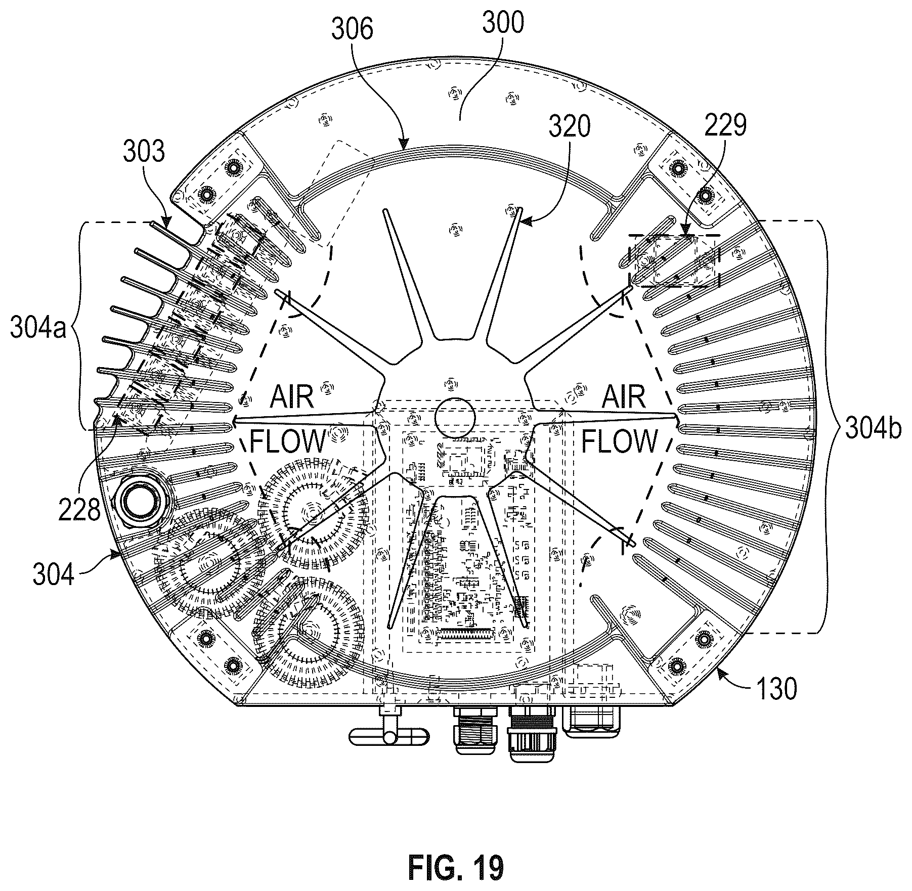 Patent US12328046 Figure 12 – Axial field rotary energy device having PCB stator and variable frequency drive