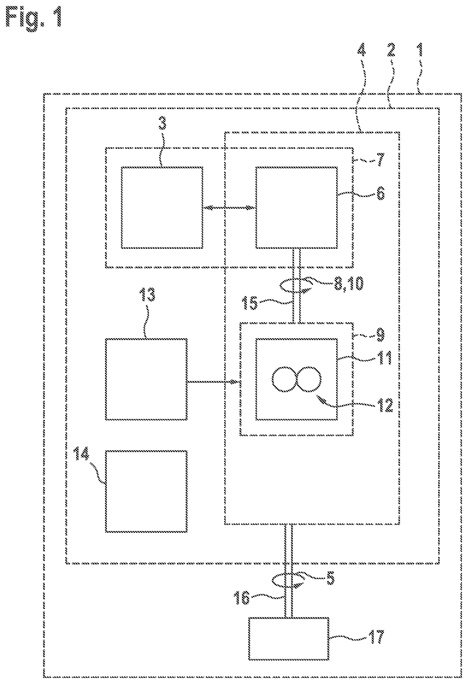 Patent US12328047 — Stator for an electric machine, drive installation for an electric vehicle, and vehicle — Figure 1