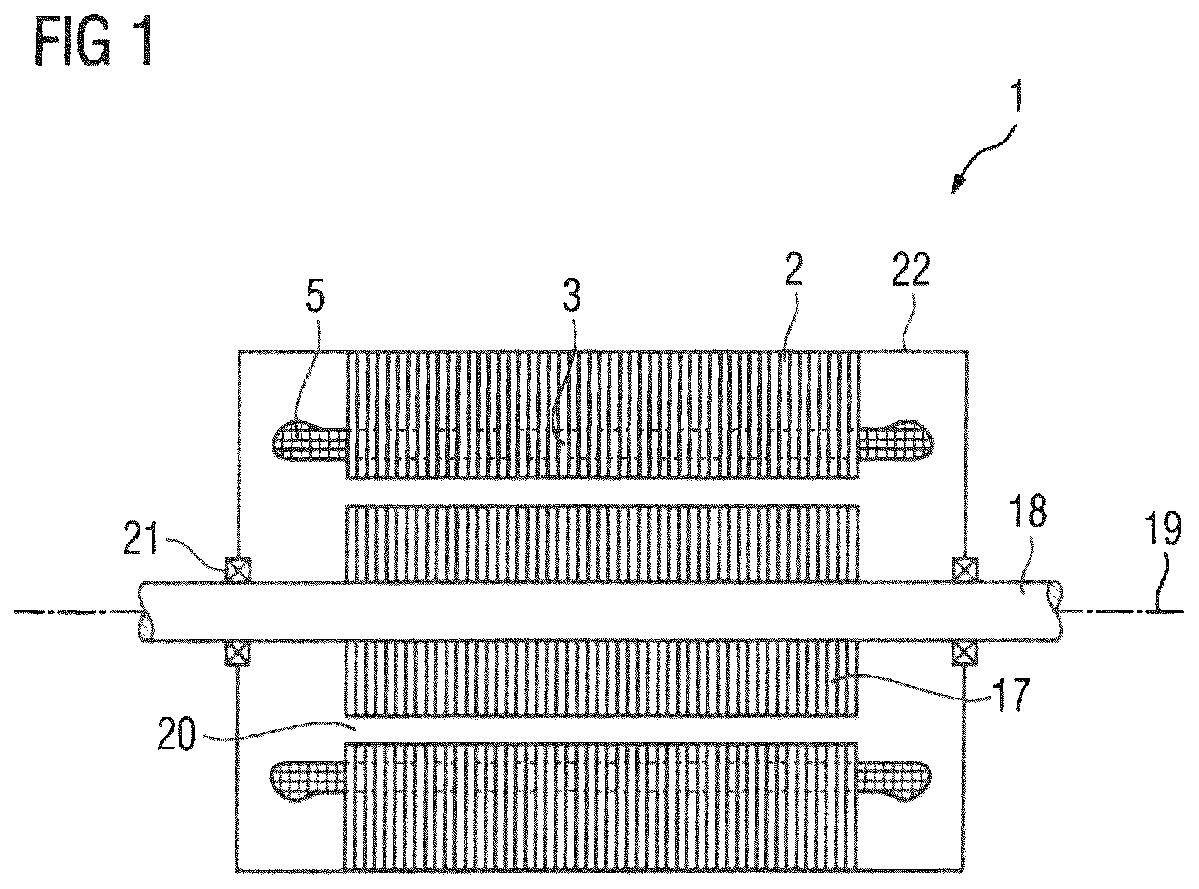 Patent US12328049 Figure 1 – Slot wedge for a stator of a dynamo-electric machine