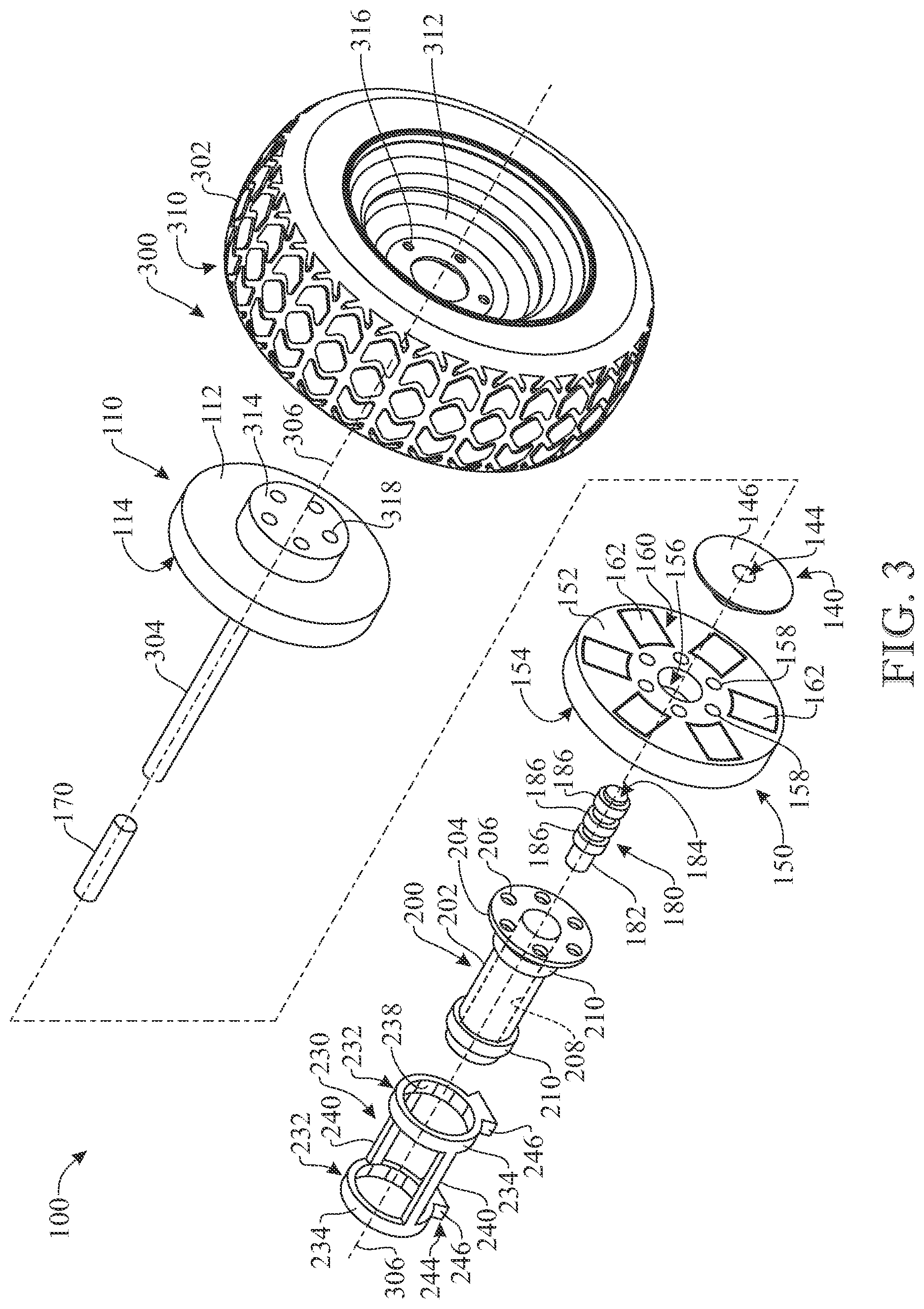 Patent US12328057 — System and method for recovering wasted kynetic energy in a vehicle — Figure 1