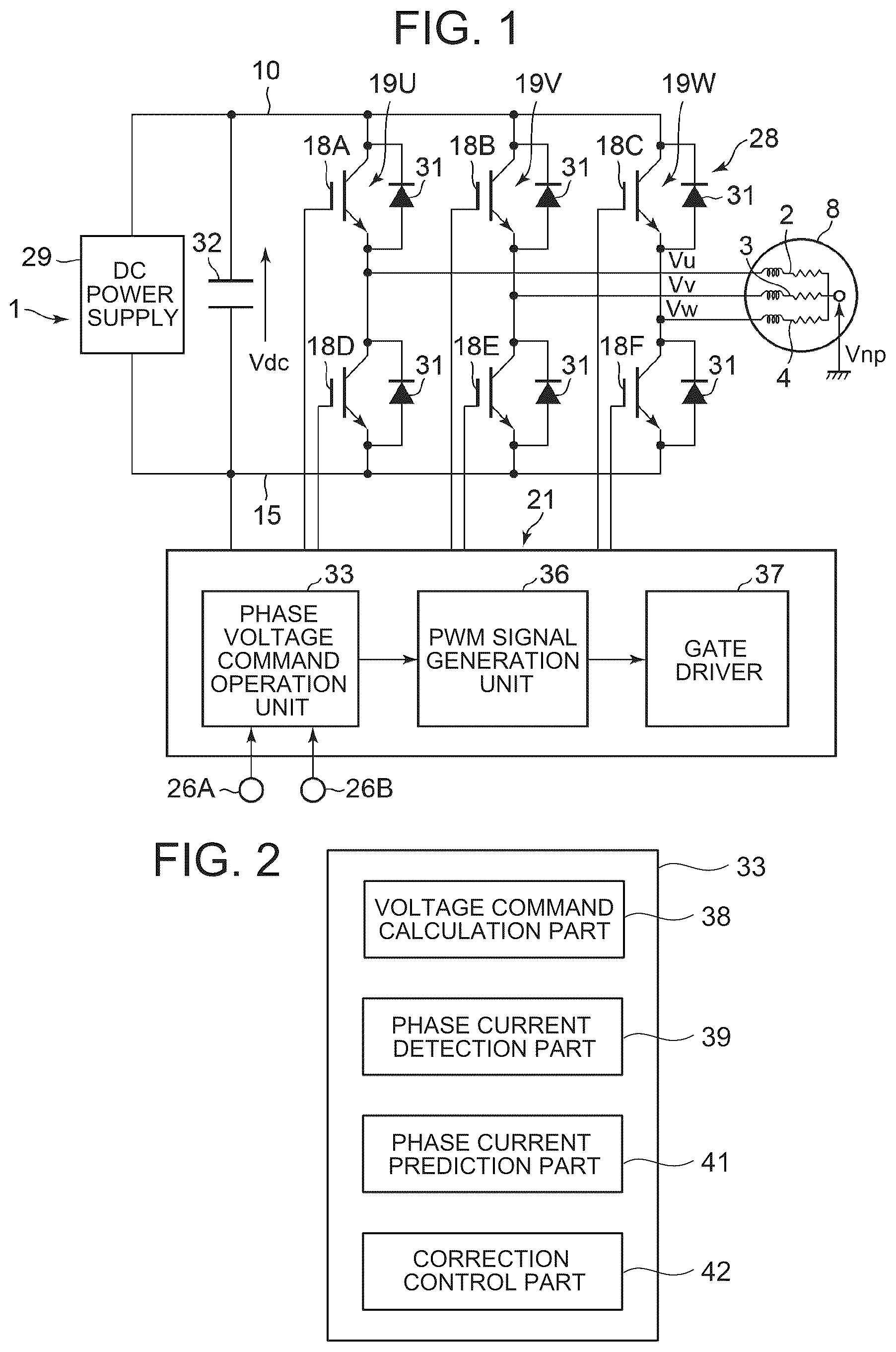 Patent US12328062 Figure 1 – Inverter device