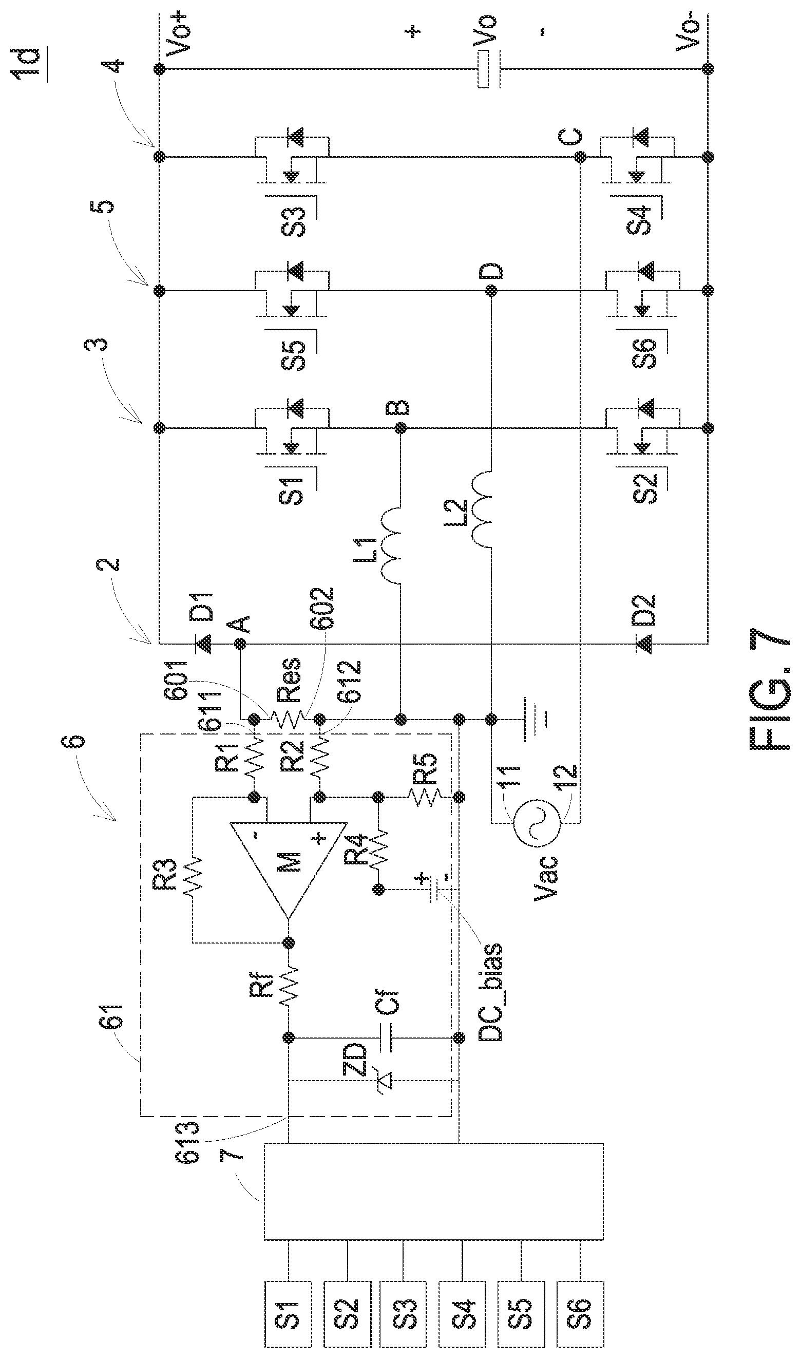 Patent US12328063 Figure 9 – Totem pole power factor correction circuit