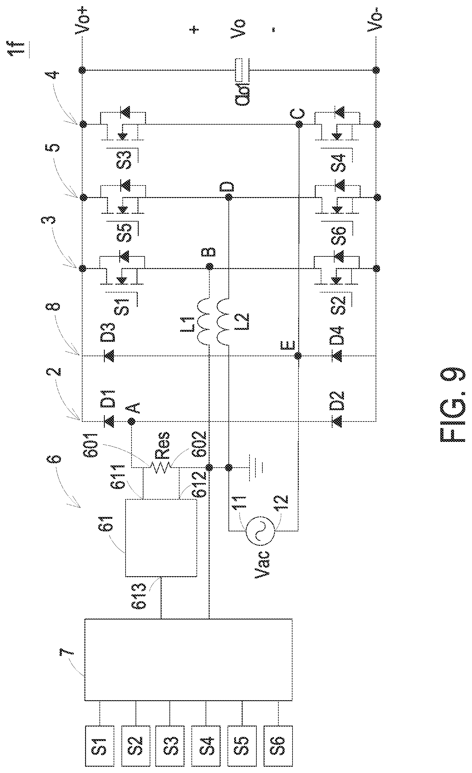 Patent US12328063 Figure 11 – Totem pole power factor correction circuit