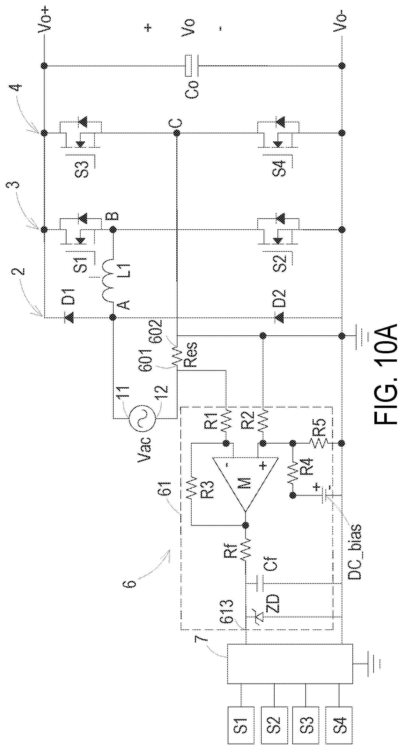 Patent US12328063 Figure 13 – Totem pole power factor correction circuit