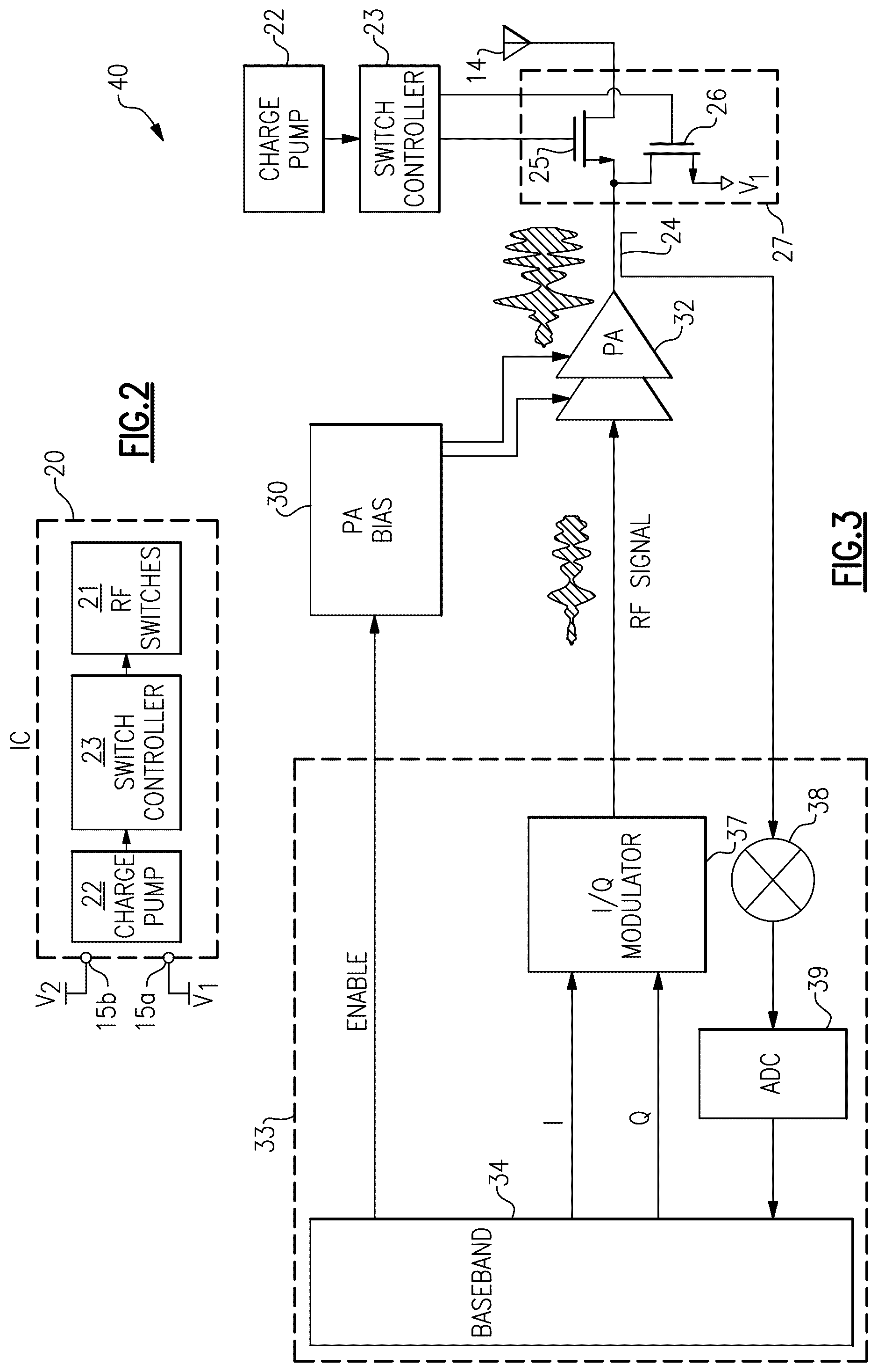 Patent US12328066 Figure 2 – Low noise charge pumps