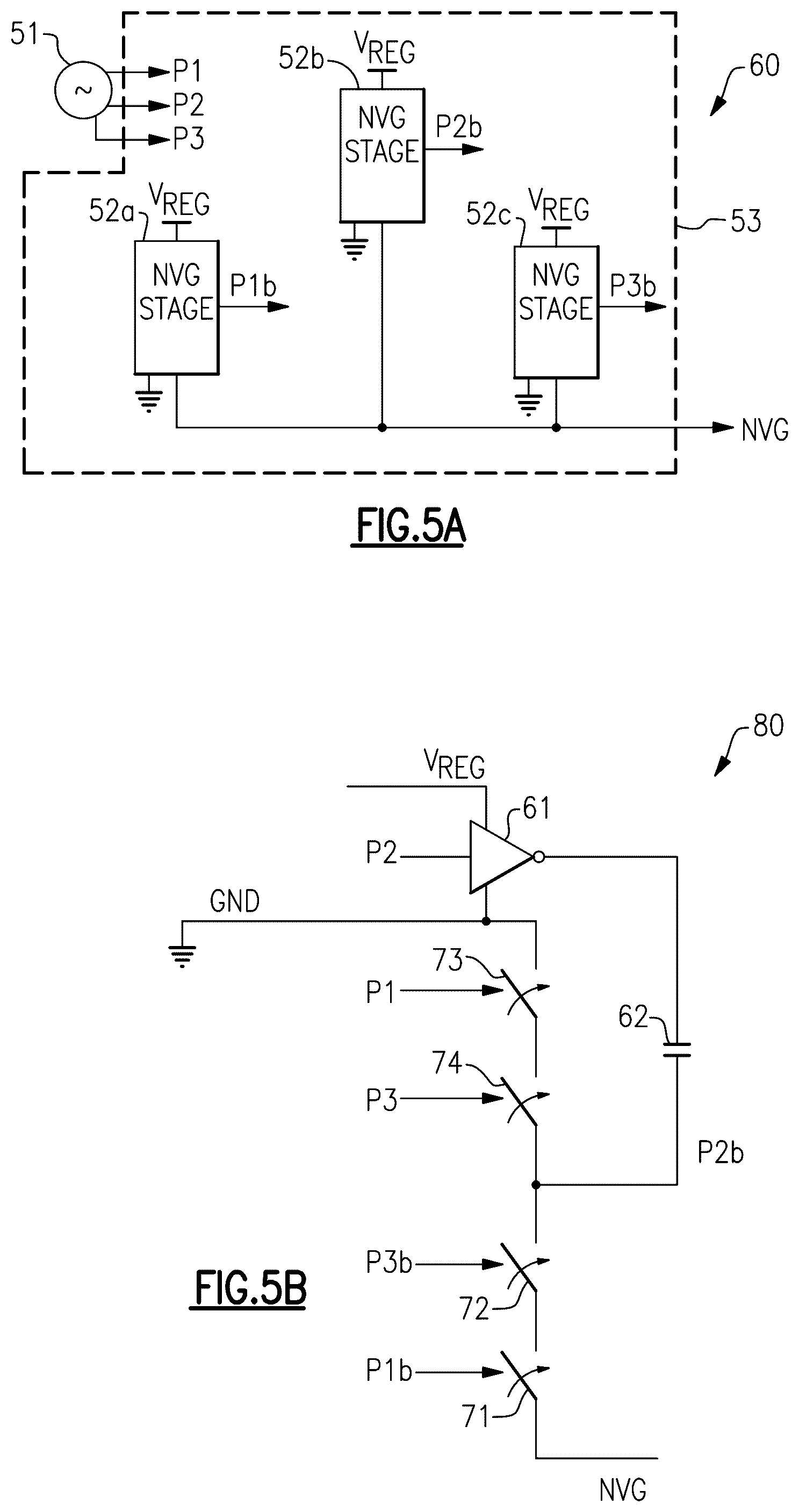 Patent US12328066 Figure 5 – Low noise charge pumps