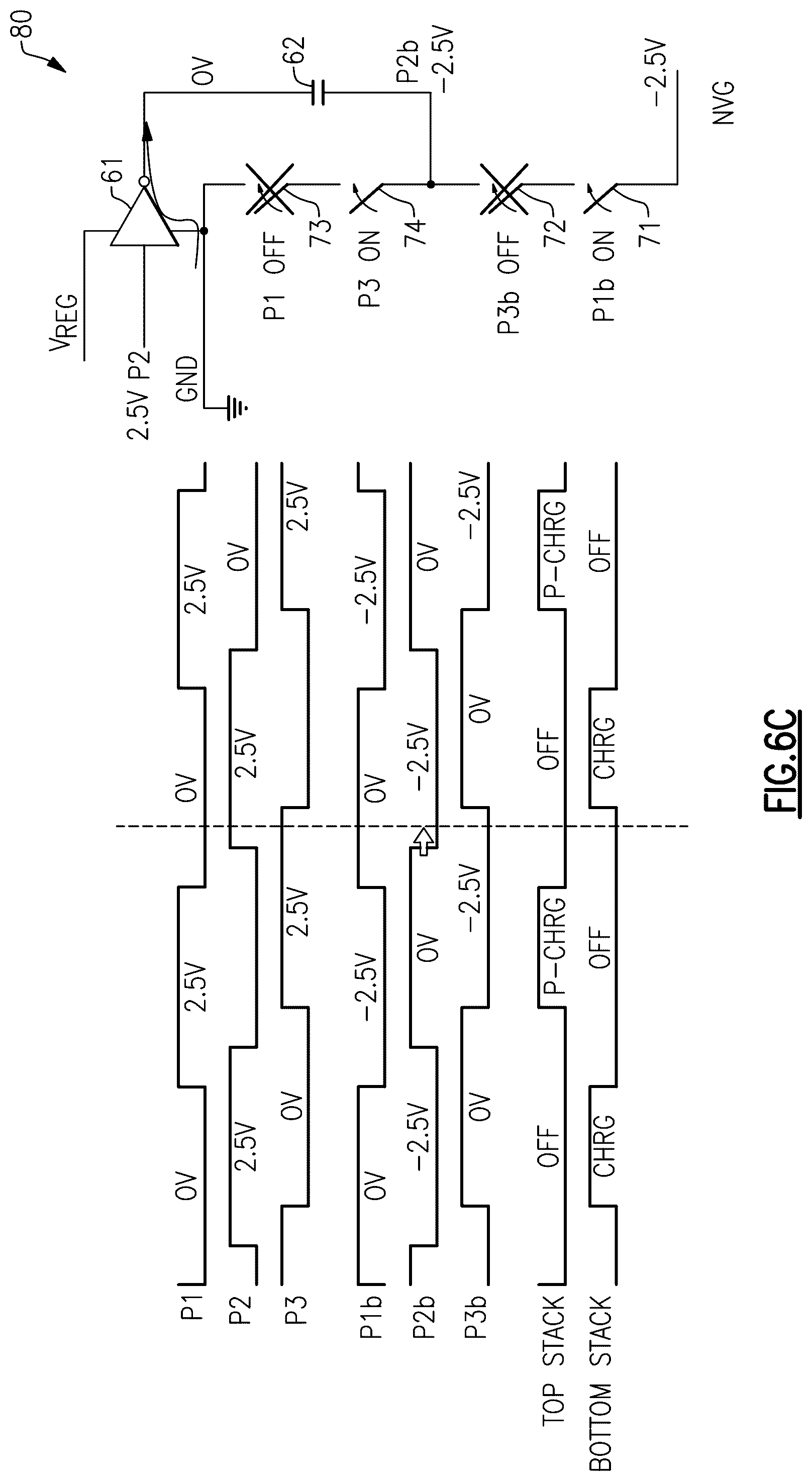 Patent US12328066 Figure 8 – Low noise charge pumps