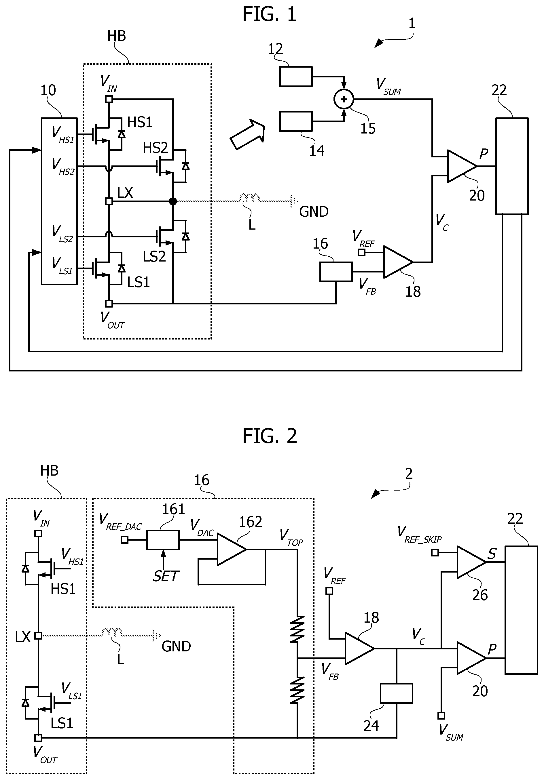 Patent US12328068 Figure 1 – DC-DC converter circuit and corresponding method of testing a DC-DC converter circuit