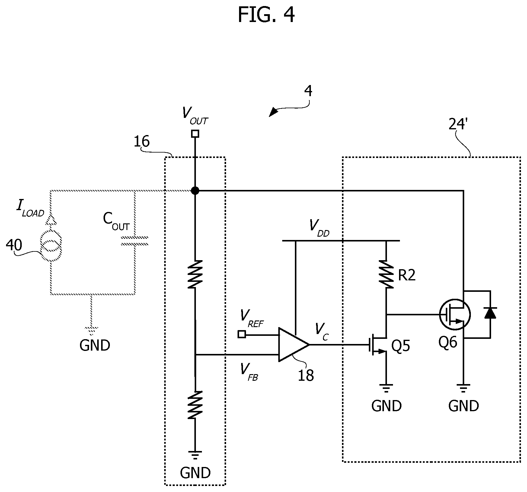 Patent US12328068 Figure 3 – DC-DC converter circuit and corresponding method of testing a DC-DC converter circuit