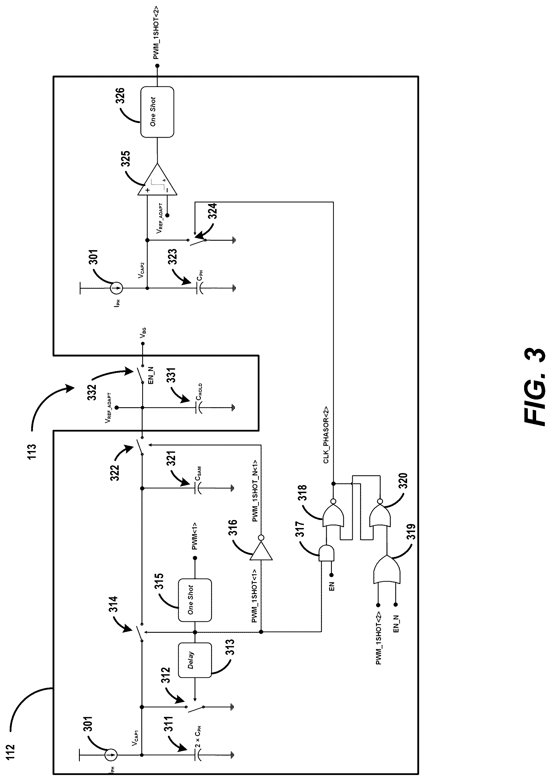 Patent US12328070 Figure 3 – Constant-on-time power converter with adaptive interleaving