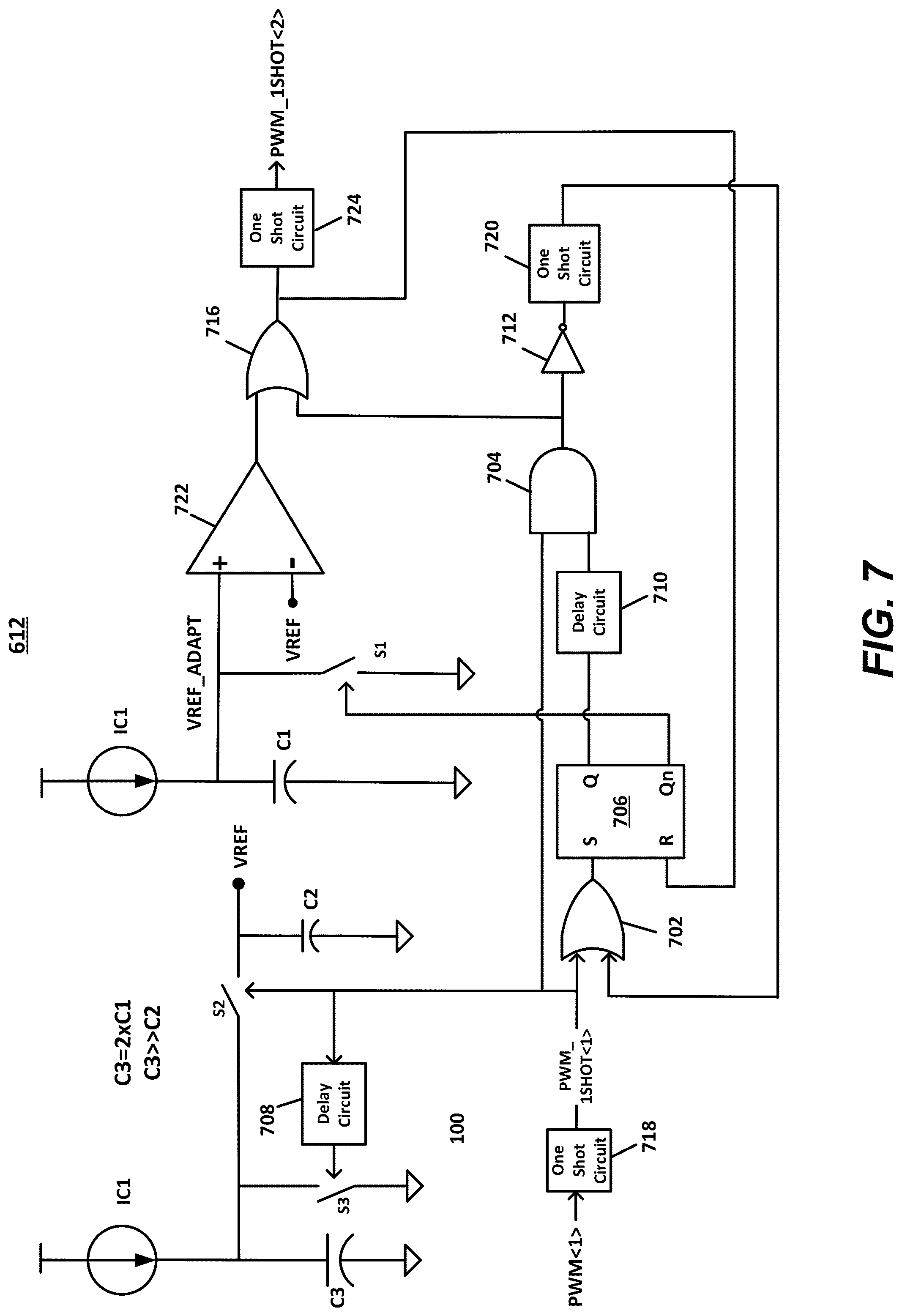 Patent US12328070 Figure 7 – Constant-on-time power converter with adaptive interleaving