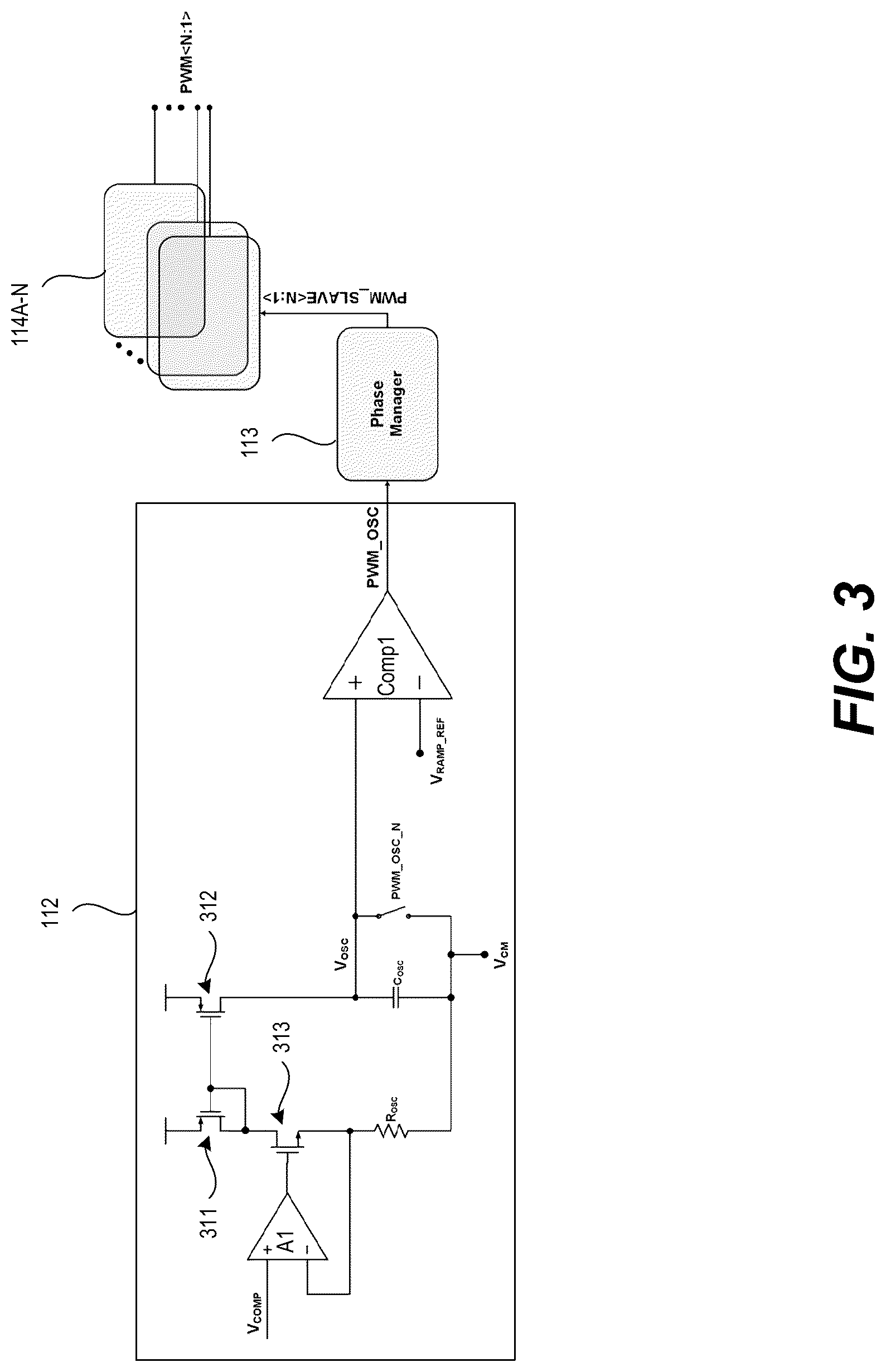 Patent US12328074 Figure 3 – Constant-on-time power converter with single-phase and multi-phase operation