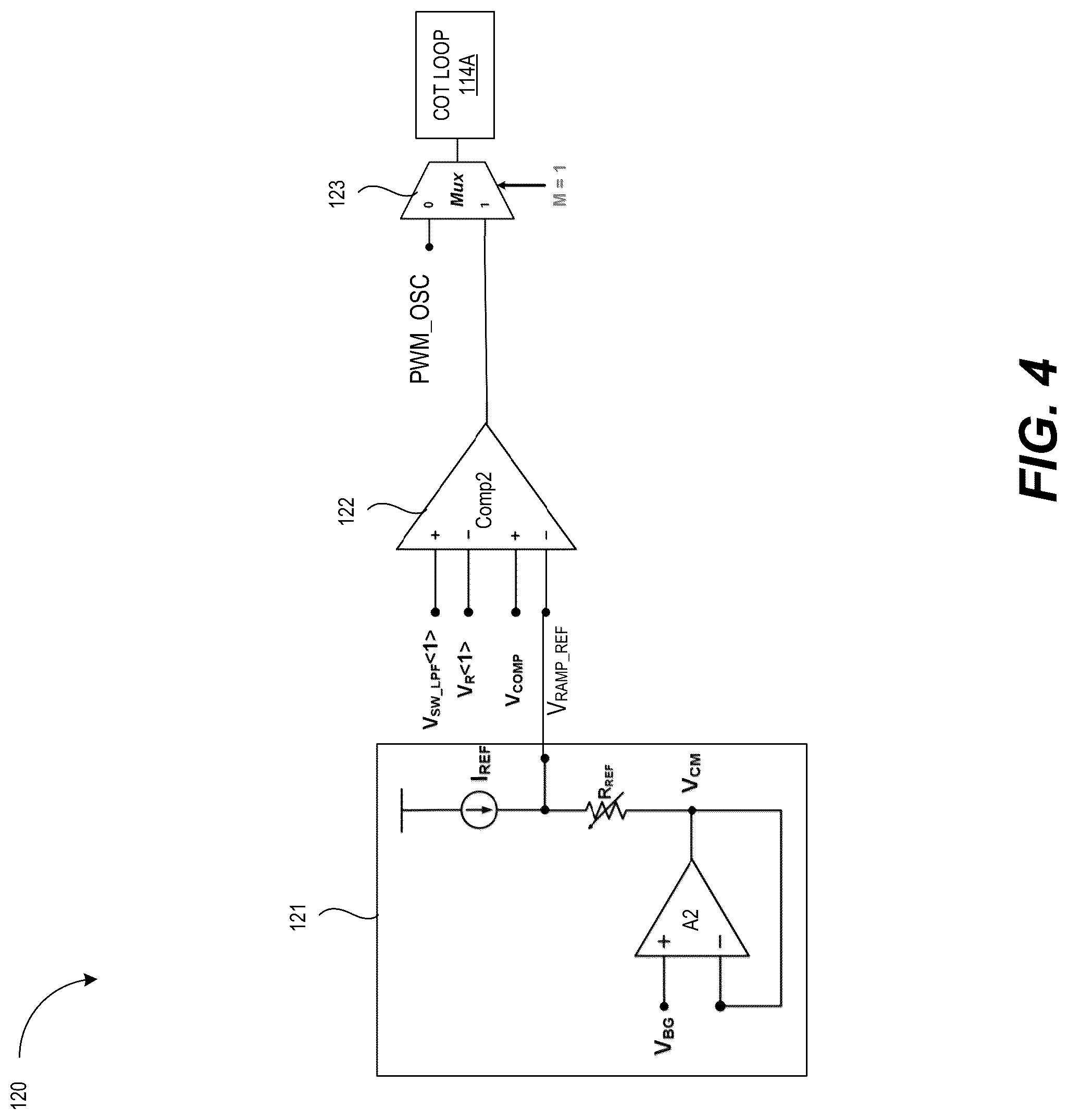 Patent US12328074 Figure 4 – Constant-on-time power converter with single-phase and multi-phase operation