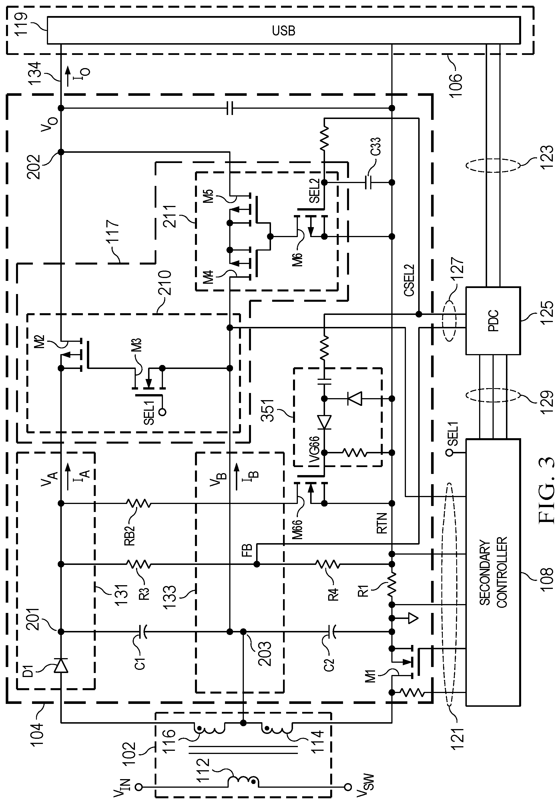 Patent US12328075 Figure 18 – Switch mode power converter with selectable power paths