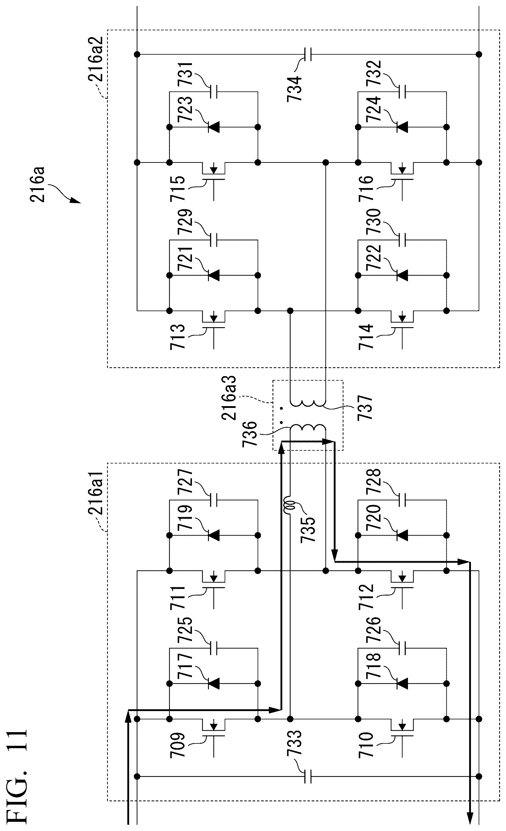 Patent US12328076 Figure 12 – Bidirectional DC-DC converter, traffic system, control method, and non-transitory computer-readable storage medium