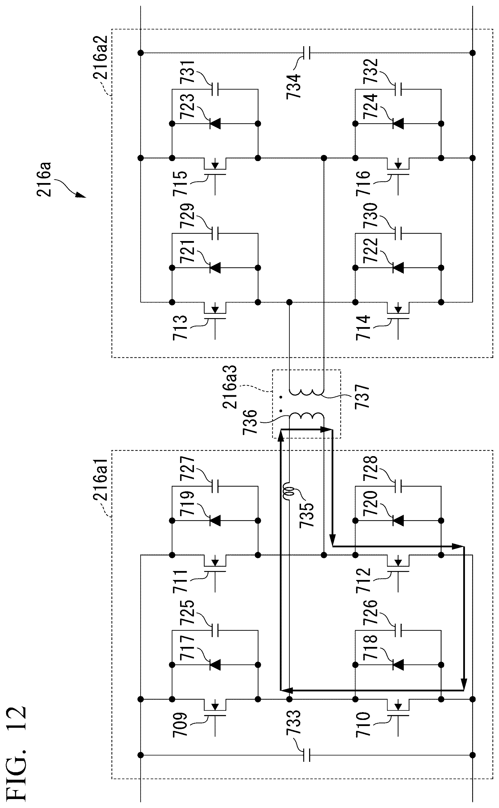 Patent US12328076 Figure 13 – Bidirectional DC-DC converter, traffic system, control method, and non-transitory computer-readable storage medium