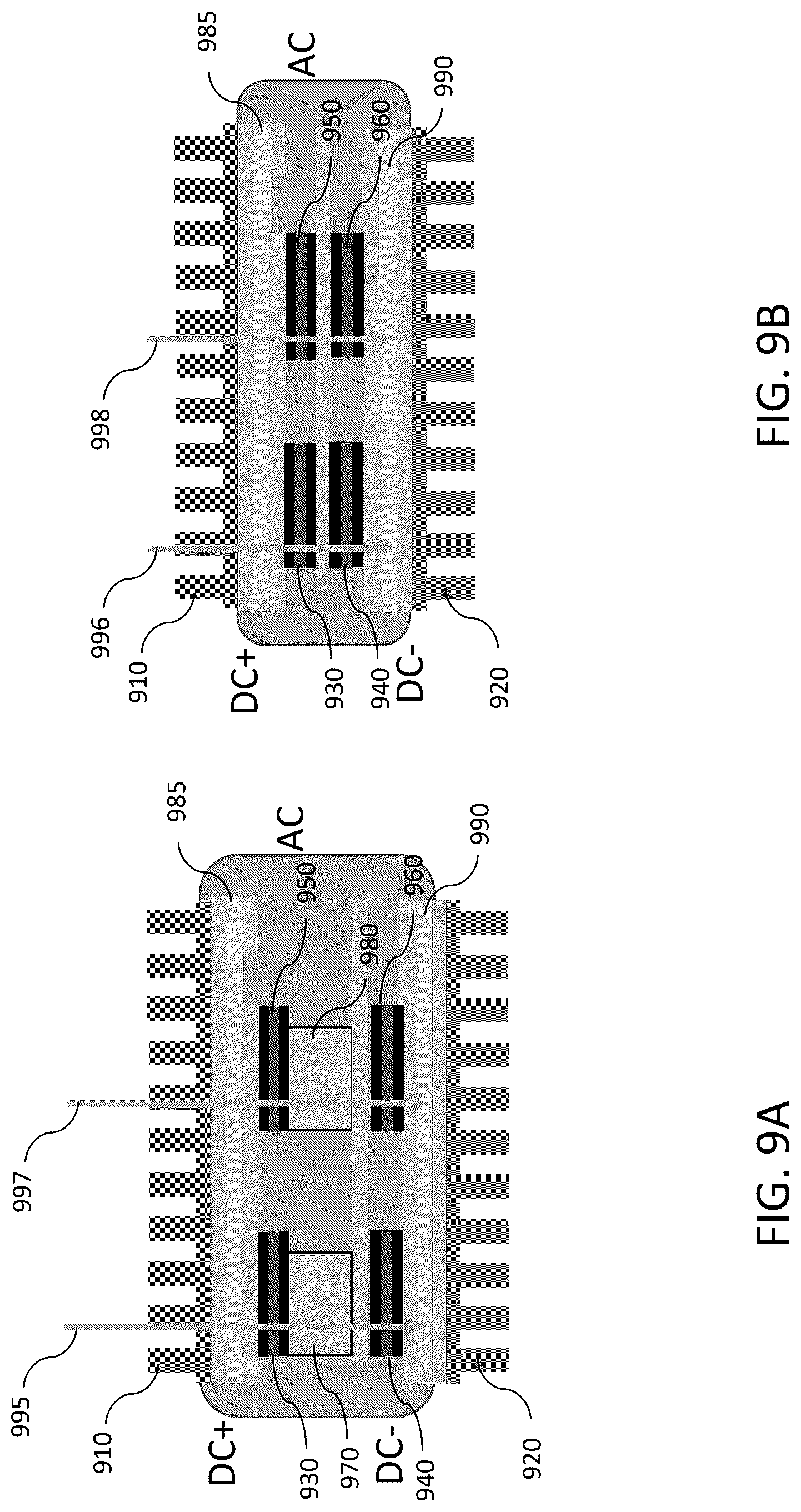 Patent US12328078 Figure 10 – Hybrid switch multi-chip power module for a vehicle battery