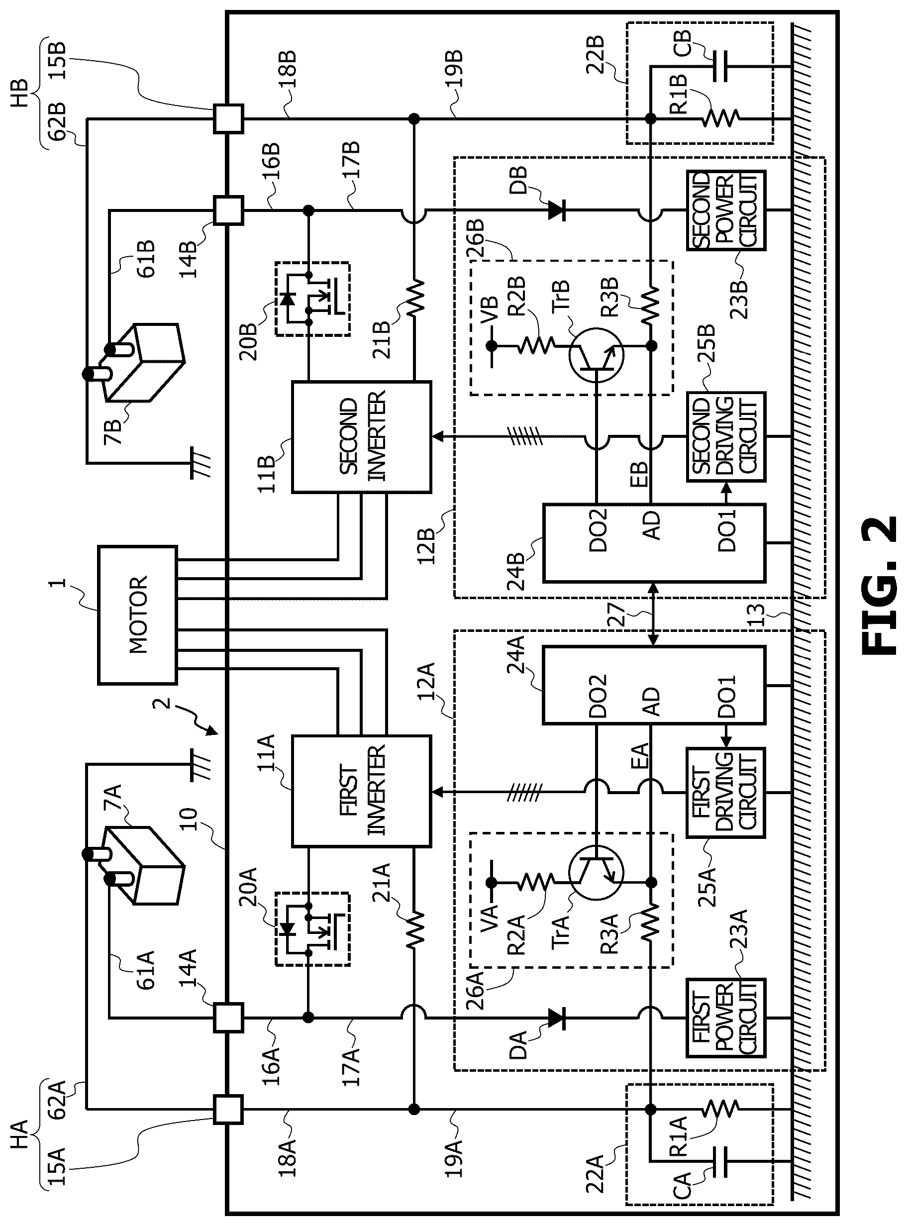 Patent US12328085 Figure 2 – Electronic control device